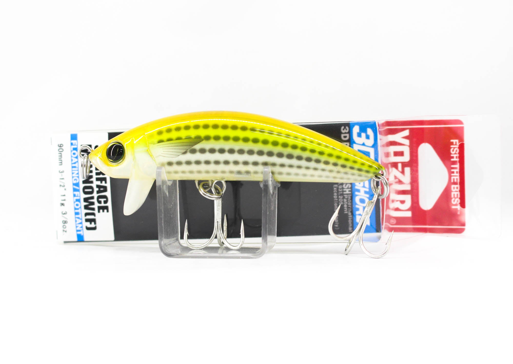 Yo Zuri Duel 3D Inshore Surface Minnow 90 Floating Lure R1215-YMT (1043)