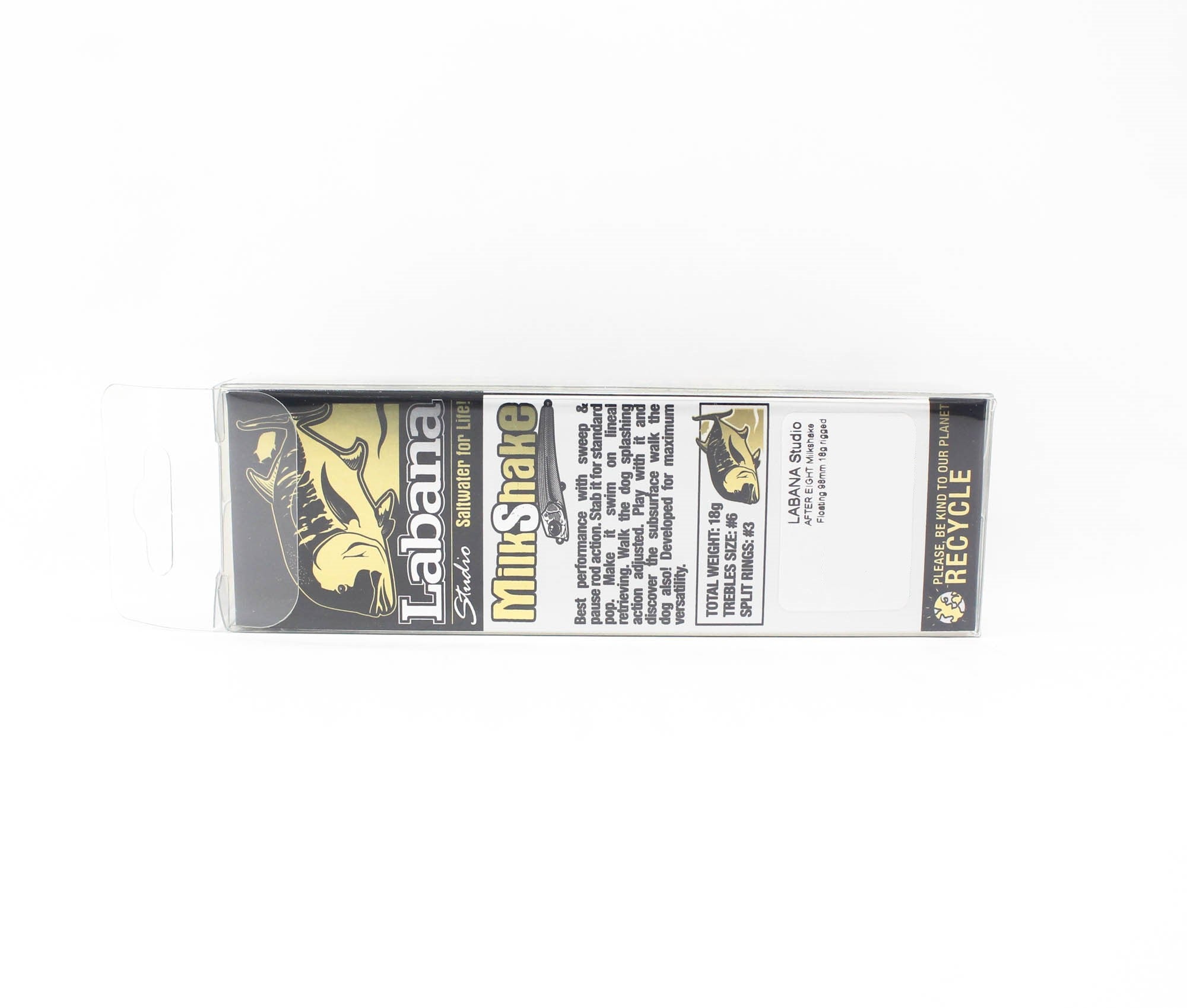 Labana Raksha Labana Studio Milkshake 98 mm 18 grams Floating Lure Gin Tonic (0889)
