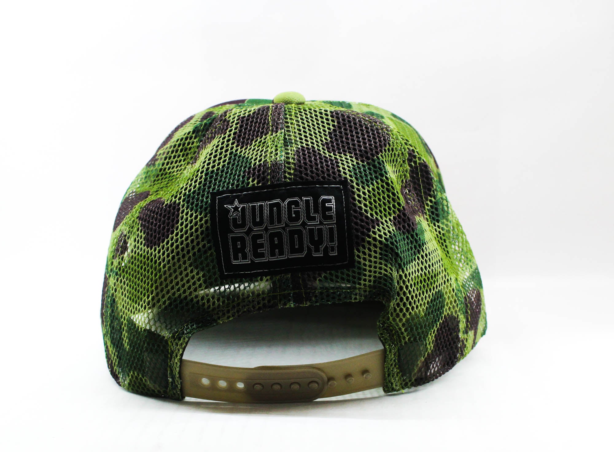 Feed Cap Jungle Mesh Cap Free Size Green Camo (0075)