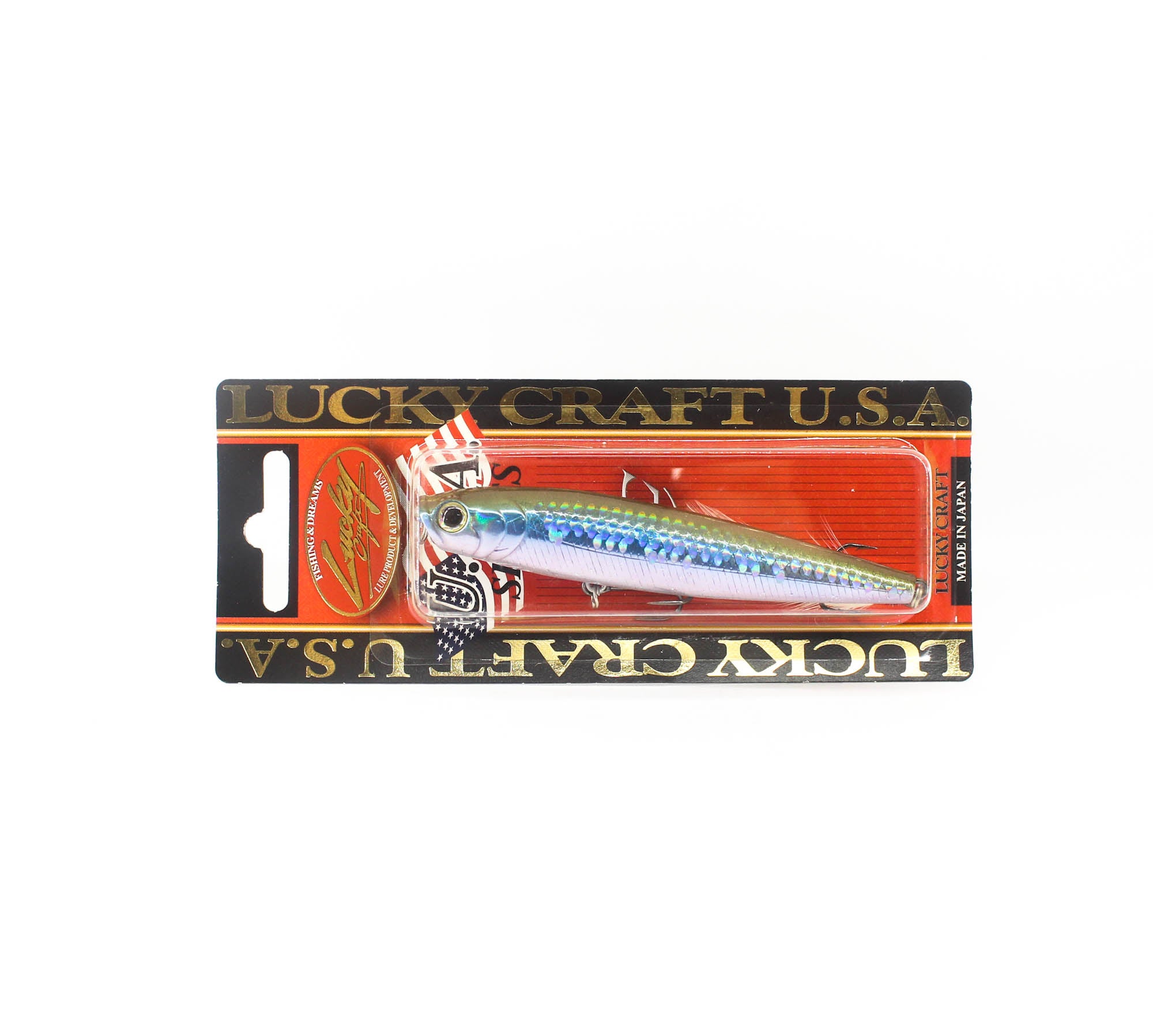 Sale Lucky Craft Gun Fish 95F Floating Lure MJ Herring (2542)