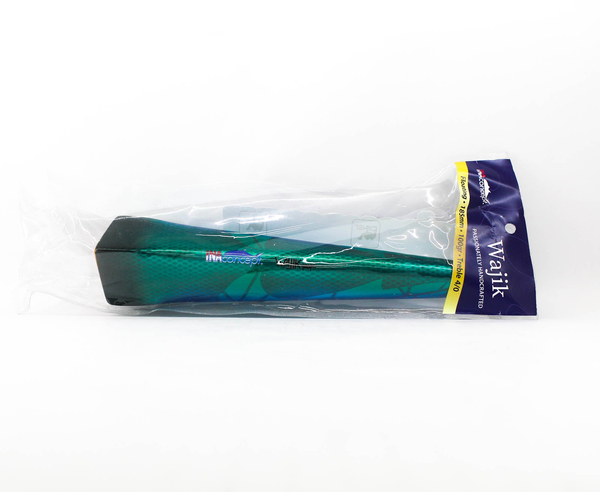 Ina Concept Wajik 185mm 100 grams Popper Floating Lure Blue (4002)