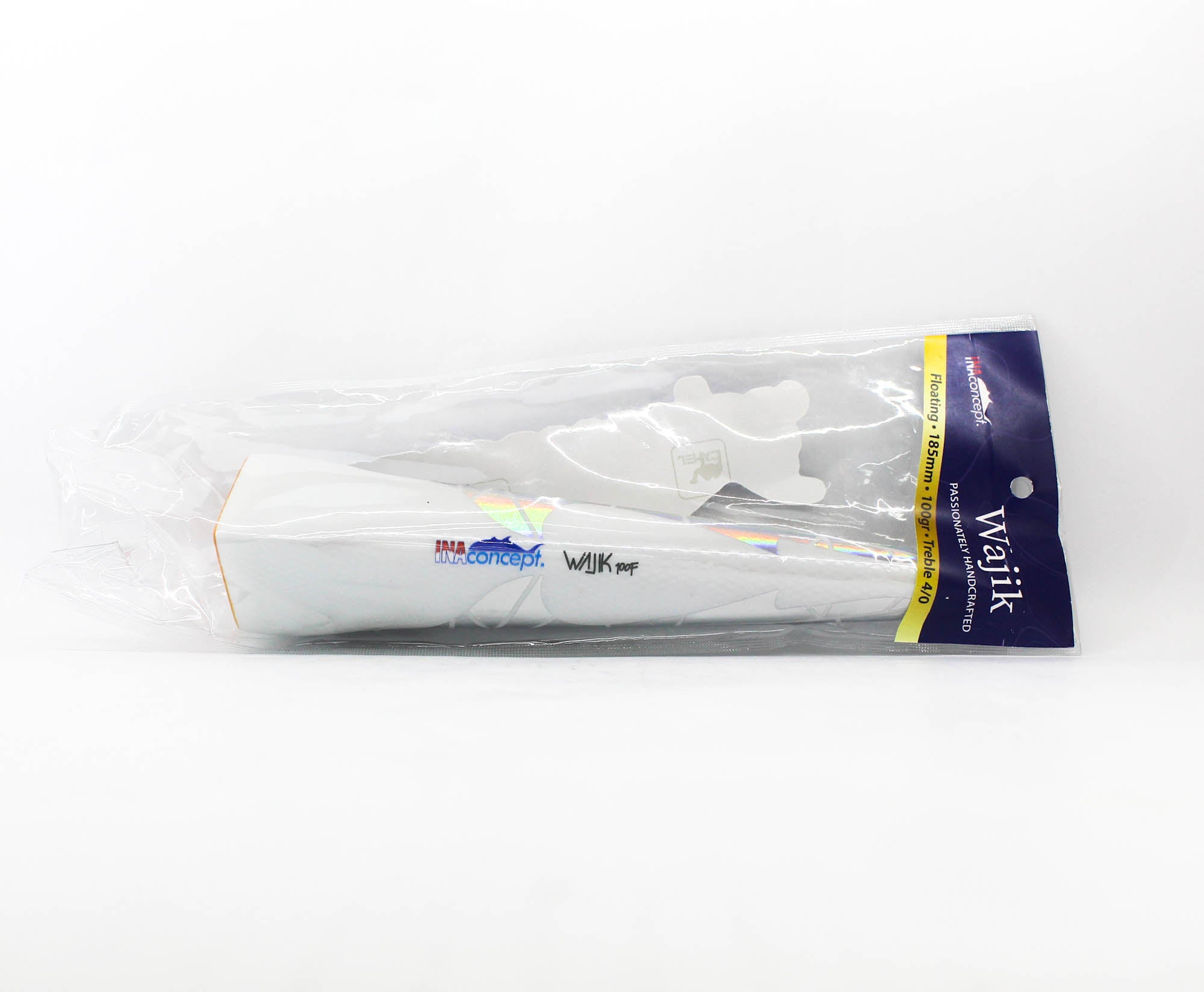 Ina Concept Wajik 185mm 100 grams Popper Floating Lure White (4003)