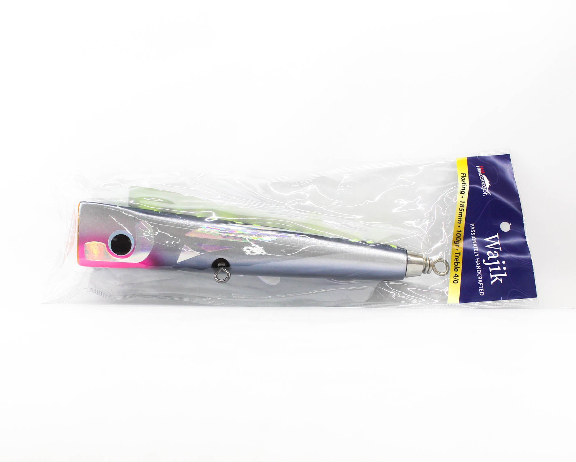 Ina Concept Wajik 185mm 100 grams Popper Floating Lure Mackerel (4023)