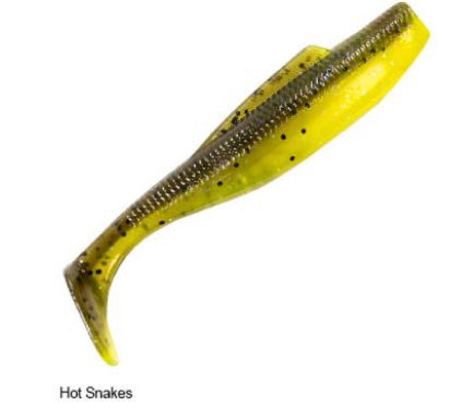 Zman Soft Lure Diezel MinnowZ 5 Inch 4/Pack Hot Snakes (0399)