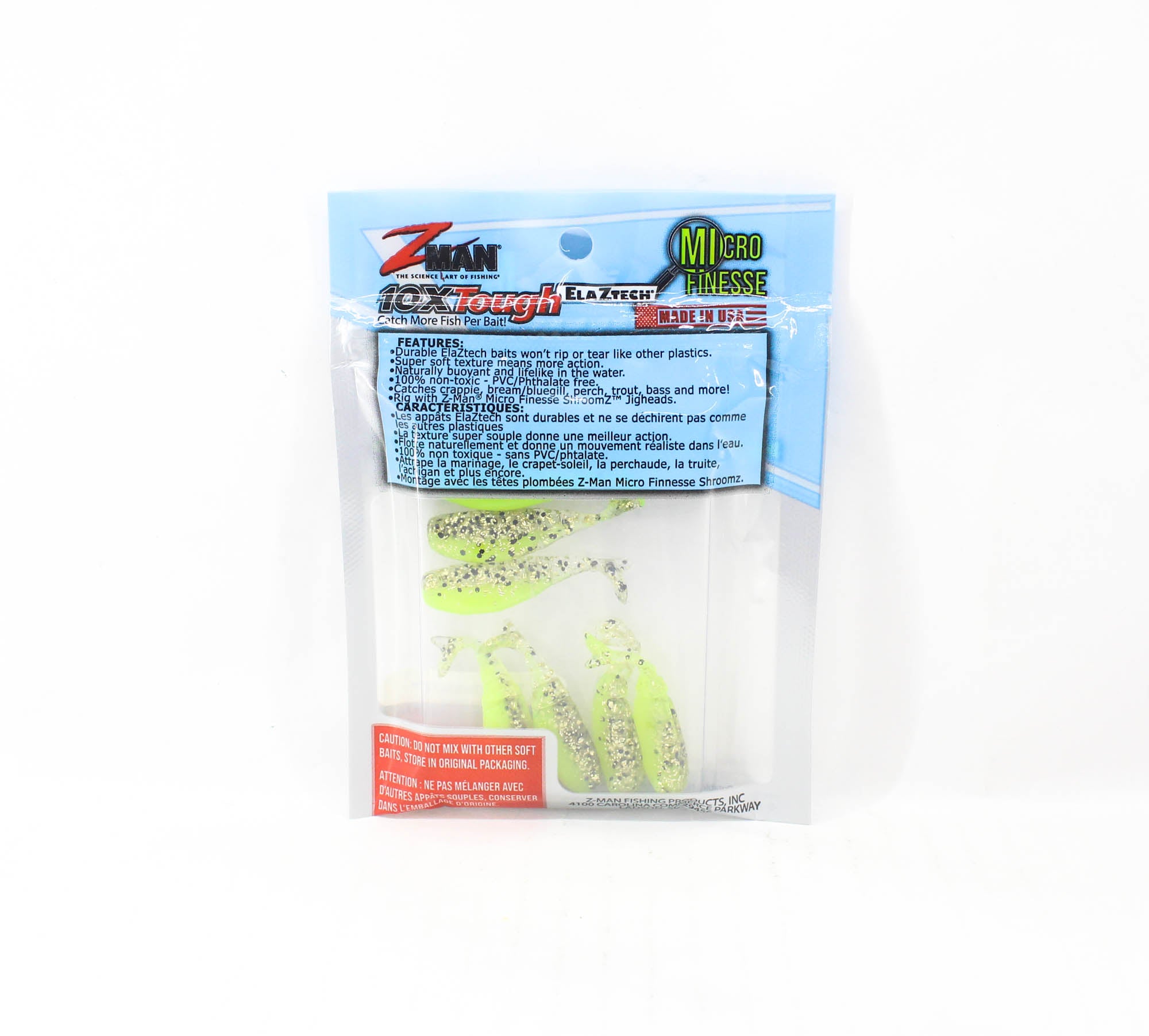 Zman Soft Lure Shad FryZ 1.75 Inch 8/Pack Space Guppy (3963)