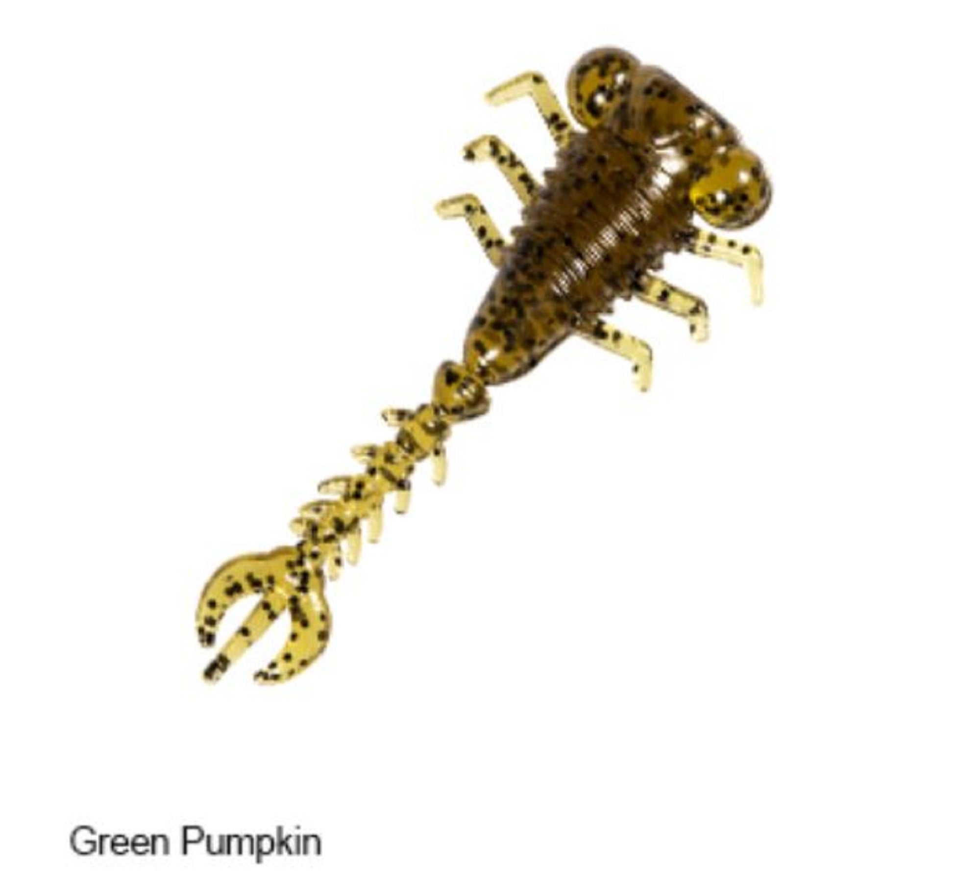 Zman Soft Lure LarvaZ 1.75 Inch 8/Pack Green Pumpkin (4045)