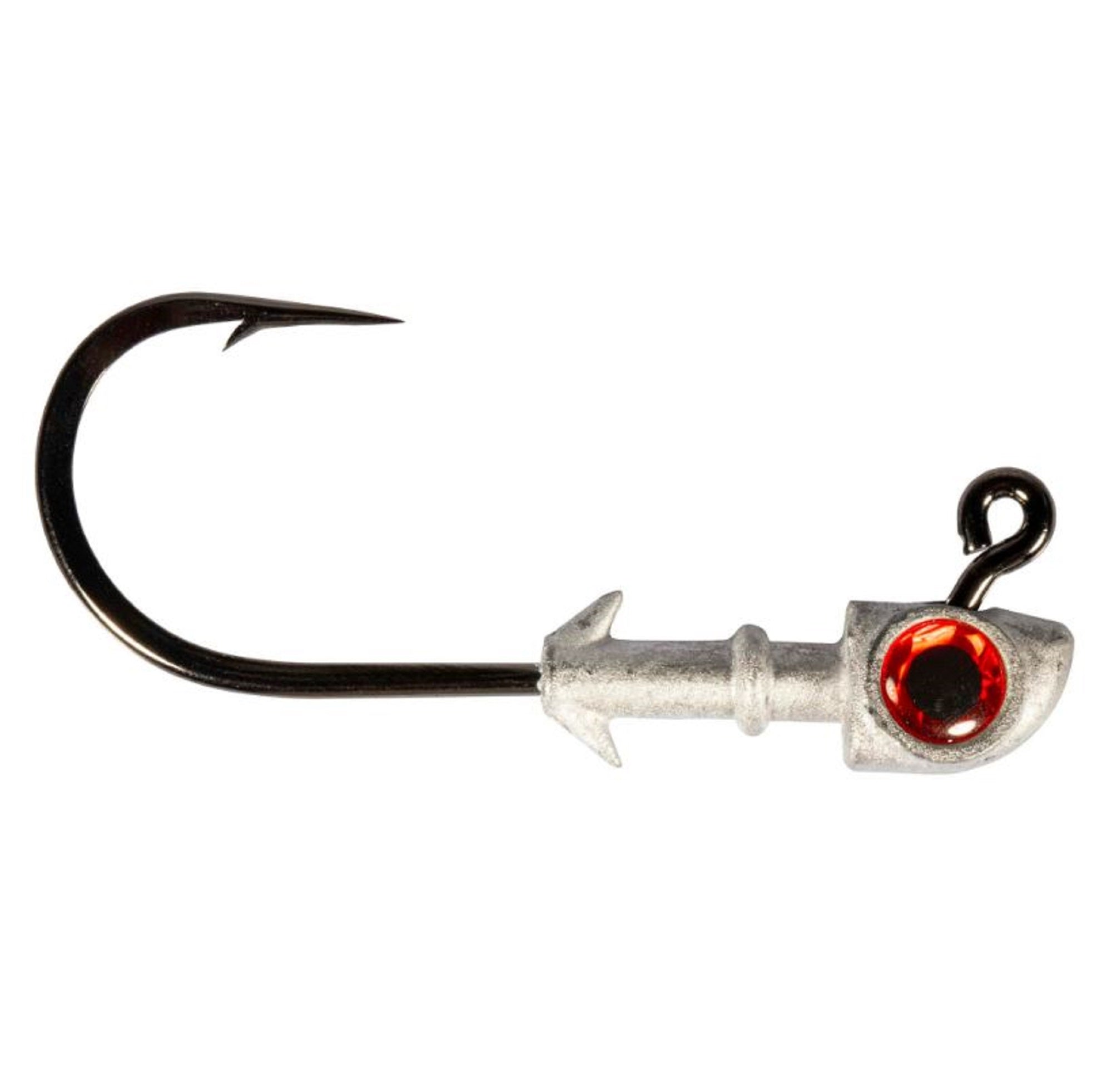 Zman Jighead Diezel Eye 3/8 oz 6/0 2/pack Red (4120)