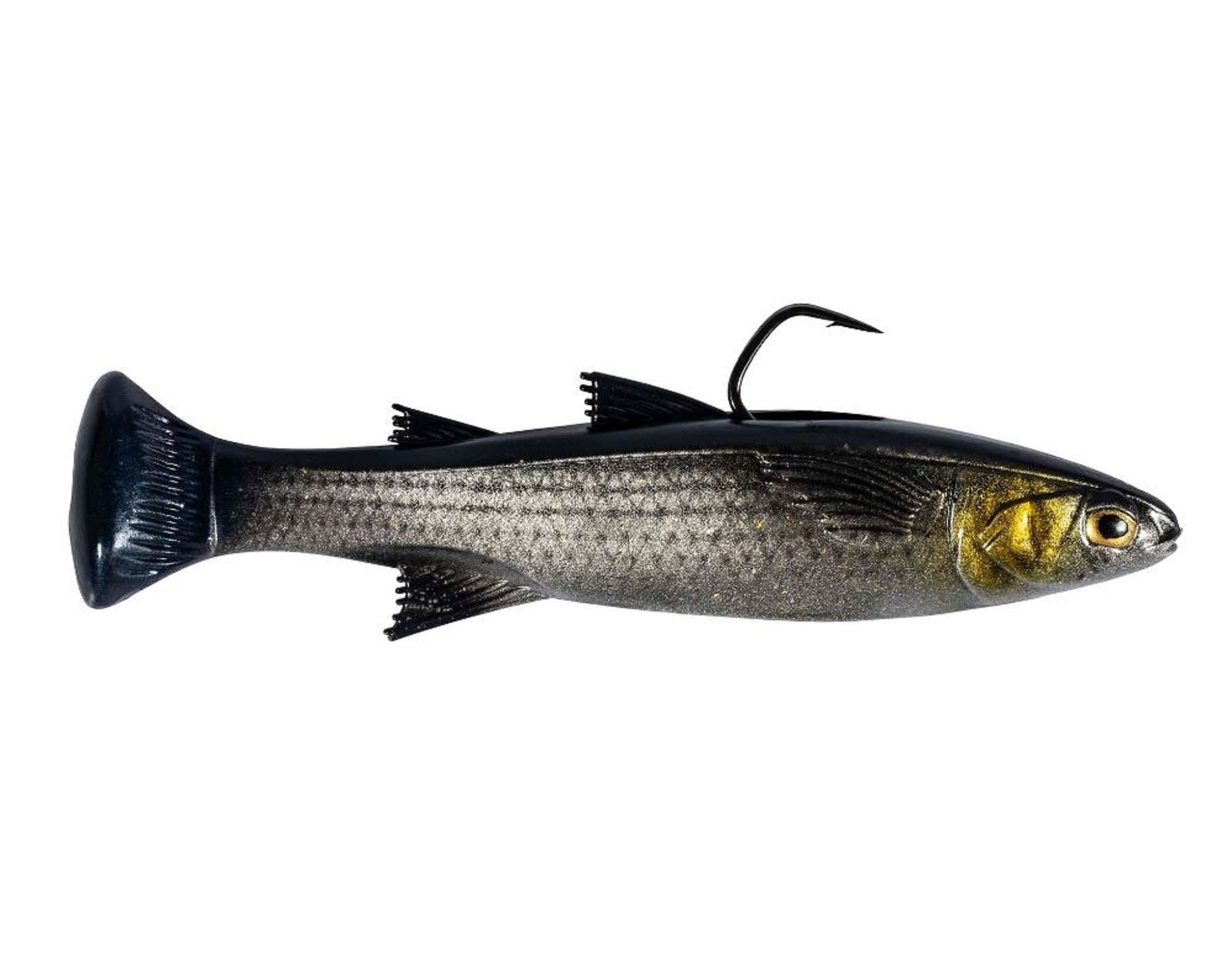 Zman Soft Lure Mulletron LT Swimbait 6 Inch Silver Mullet (6421)