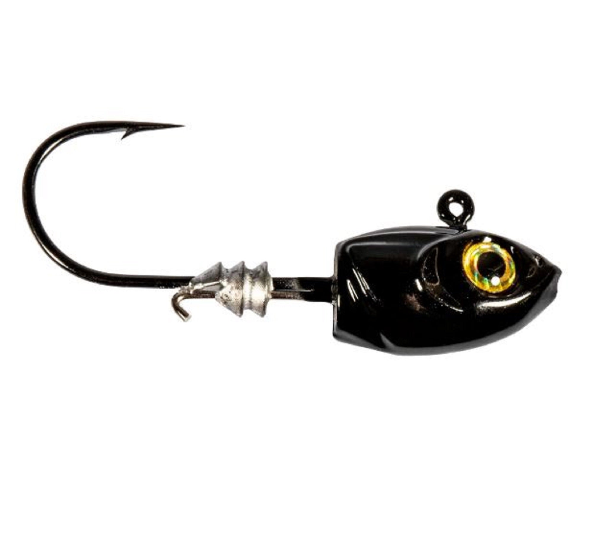 Zman Jighead Micro Shad HeadZ 3/16 oz Size 2 4/pack Black (6797)