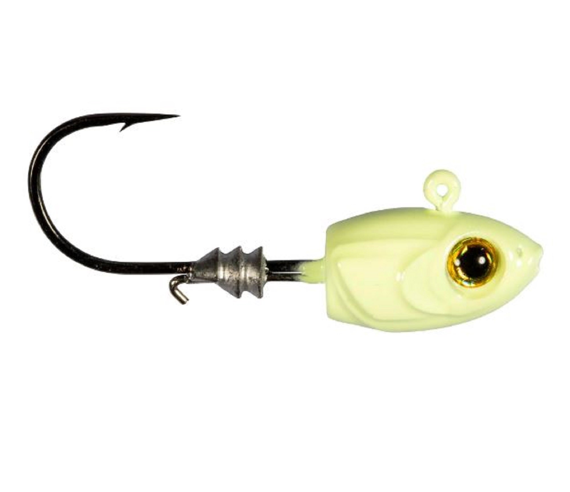 Zman Jighead Micro Shad HeadZ 3/16 oz Size 2 4/pack Glow (6810)
