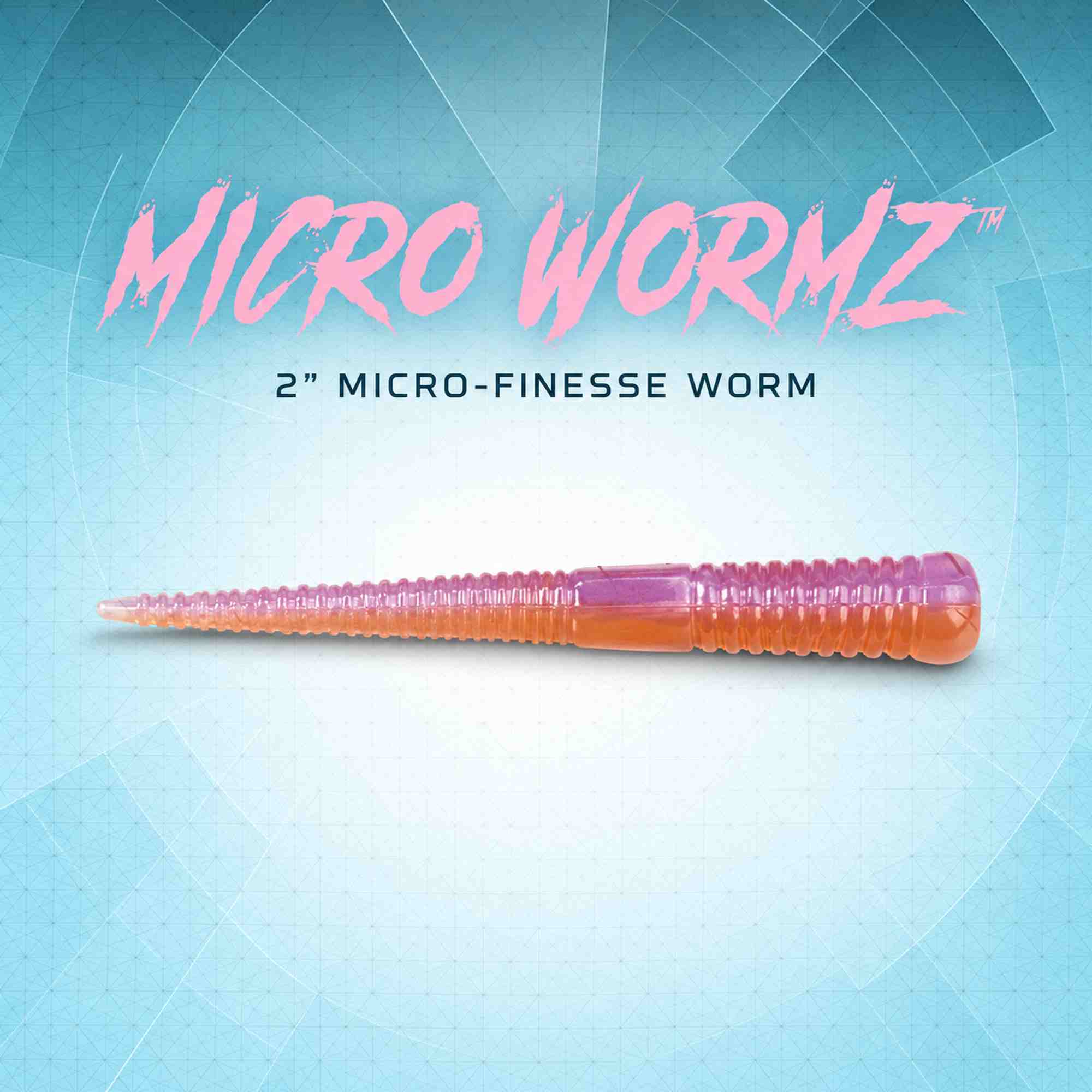 Zman Soft Lure Micro Wormz 2 Inch 8/Pack Salmon (8395)