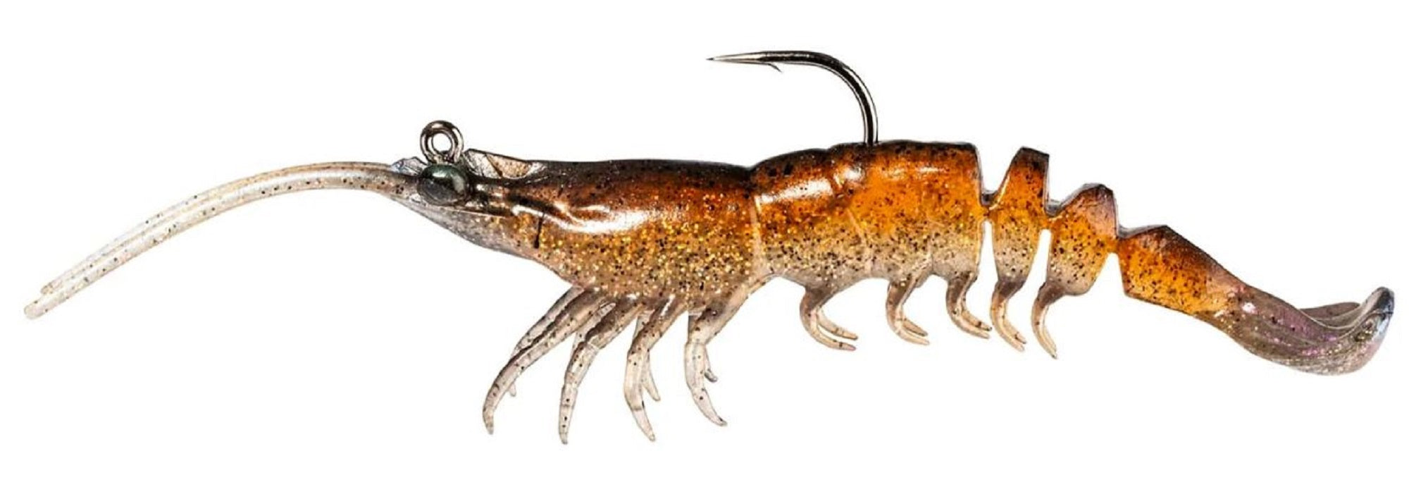 Zman Soft Lure PrawnstarZ 3.5 Inch 2/Pack Brown Shrimp (9057)