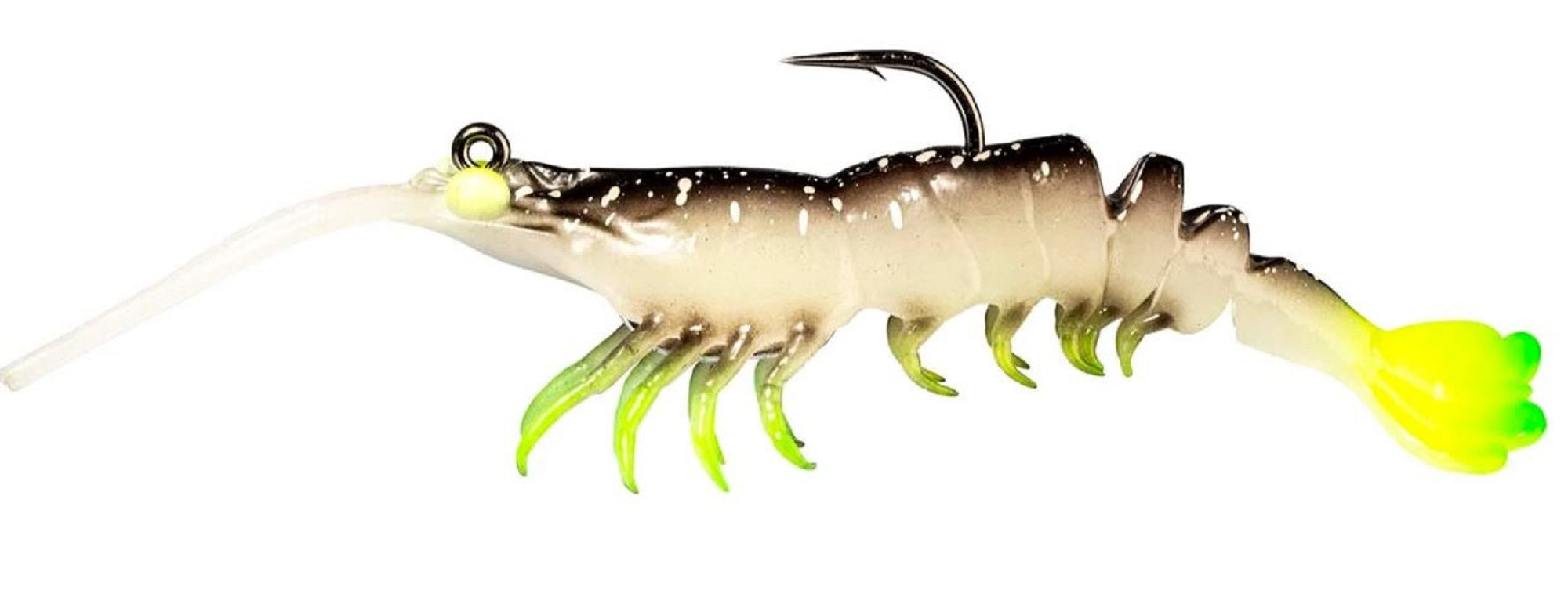 Zman Soft Lure PrawnstarZ 5 Inch Glow Chartreuse (9194)