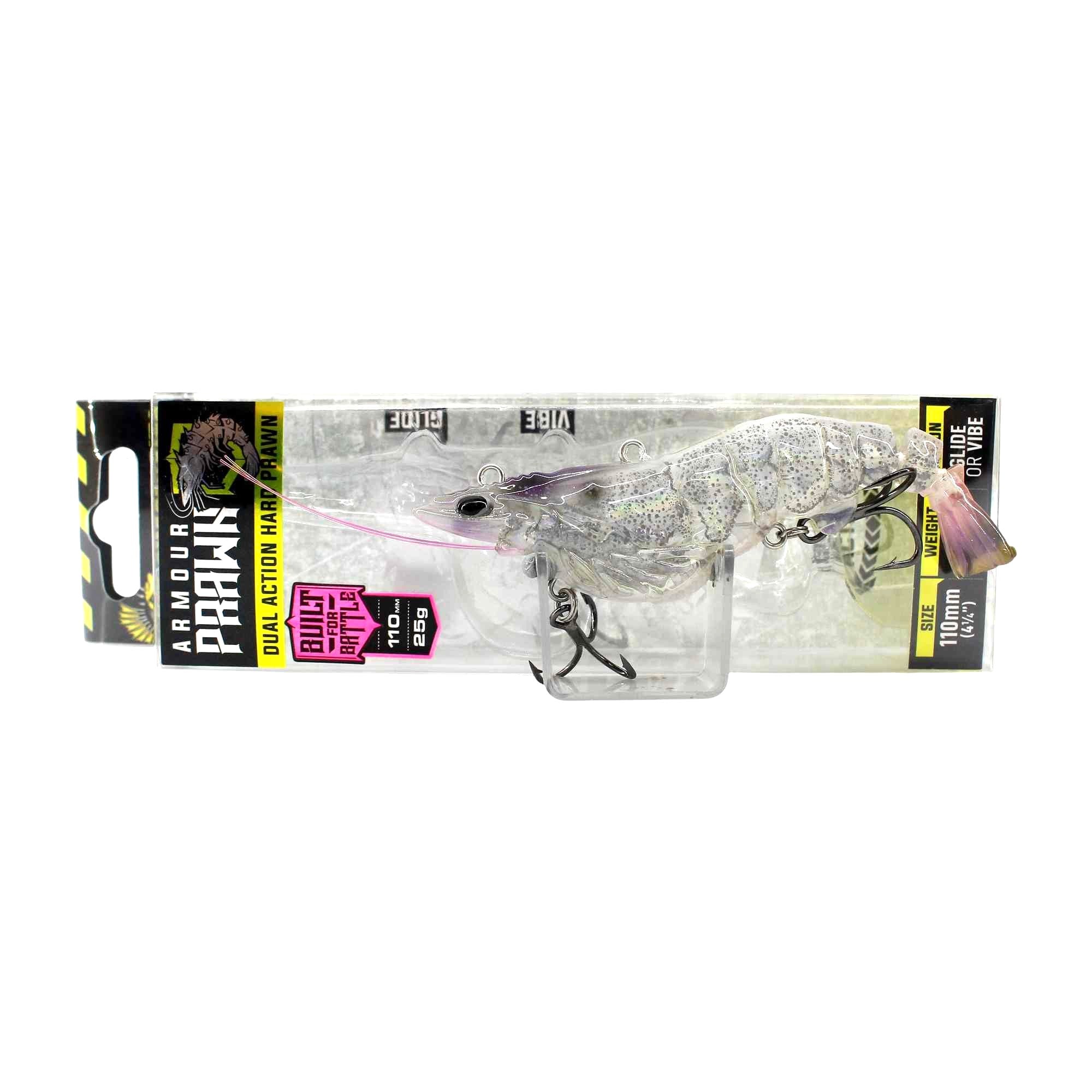 Chasebaits Armour Prawn 110 mm 25 grams Sinking Lure 01 (4259)