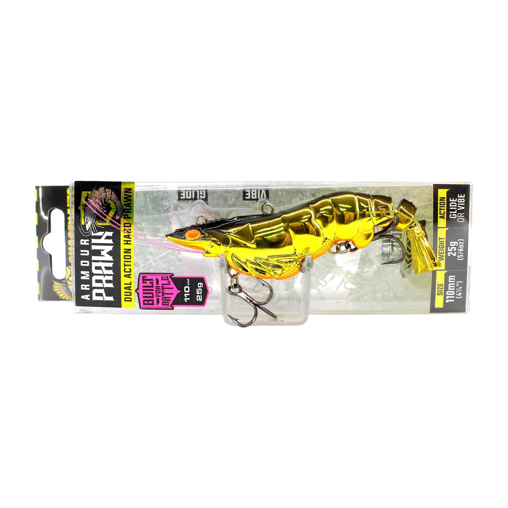 Chasebaits Armour Prawn 110 mm 25 grams Sinking Lure 03 (4273)