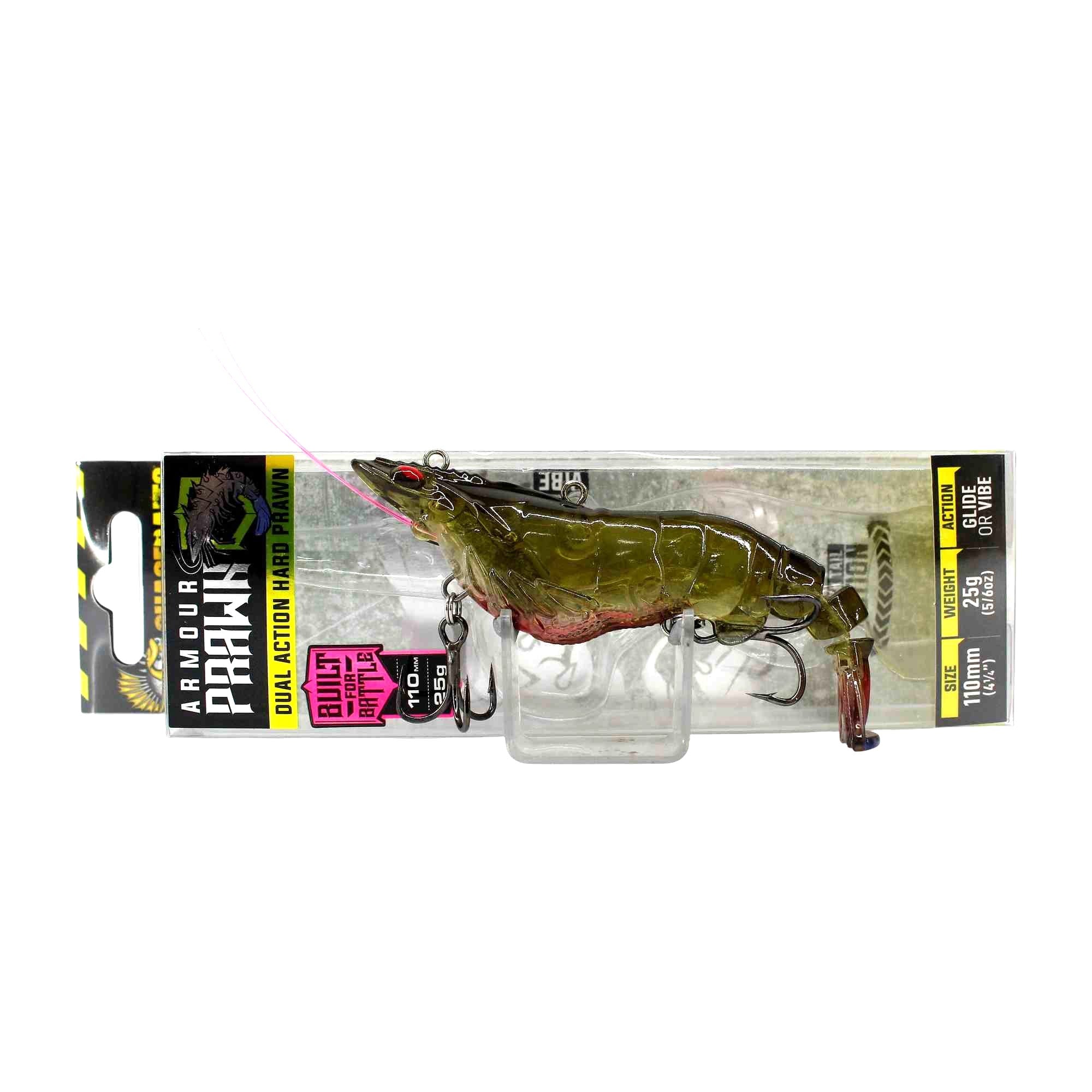 Chasebaits Armour Prawn 110 mm 25 grams Sinking Lure 04 (4280)