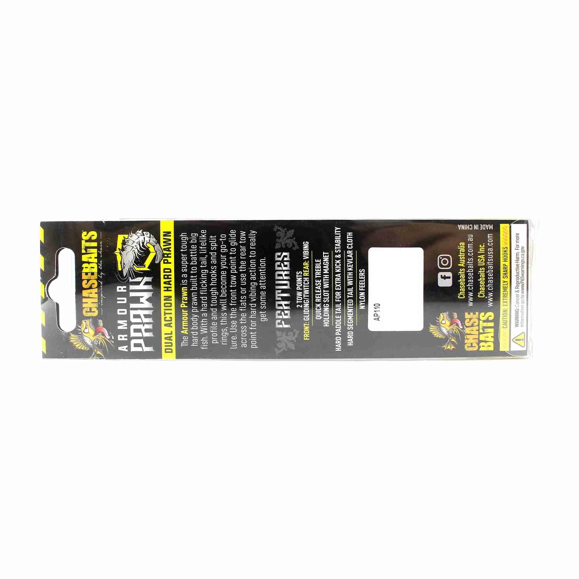 Chasebaits Armour Prawn 110 mm 25 grams Sinking Lure 07 (4310)