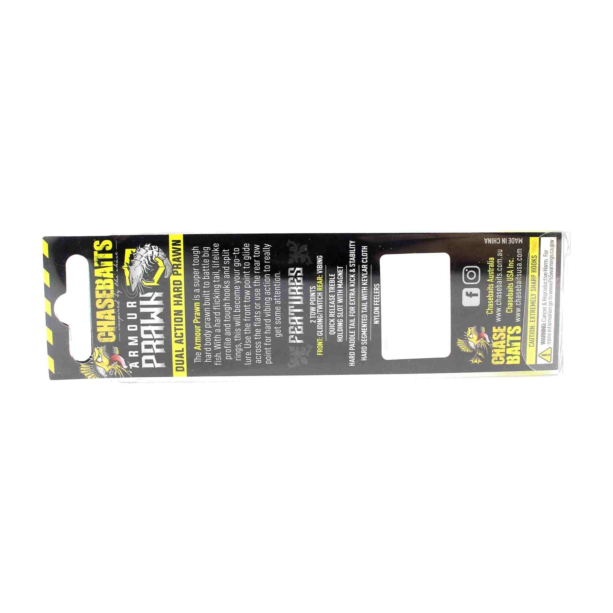 Chasebaits Armour Prawn 85 mm 13 grams Sinking Lure 02 (4334)