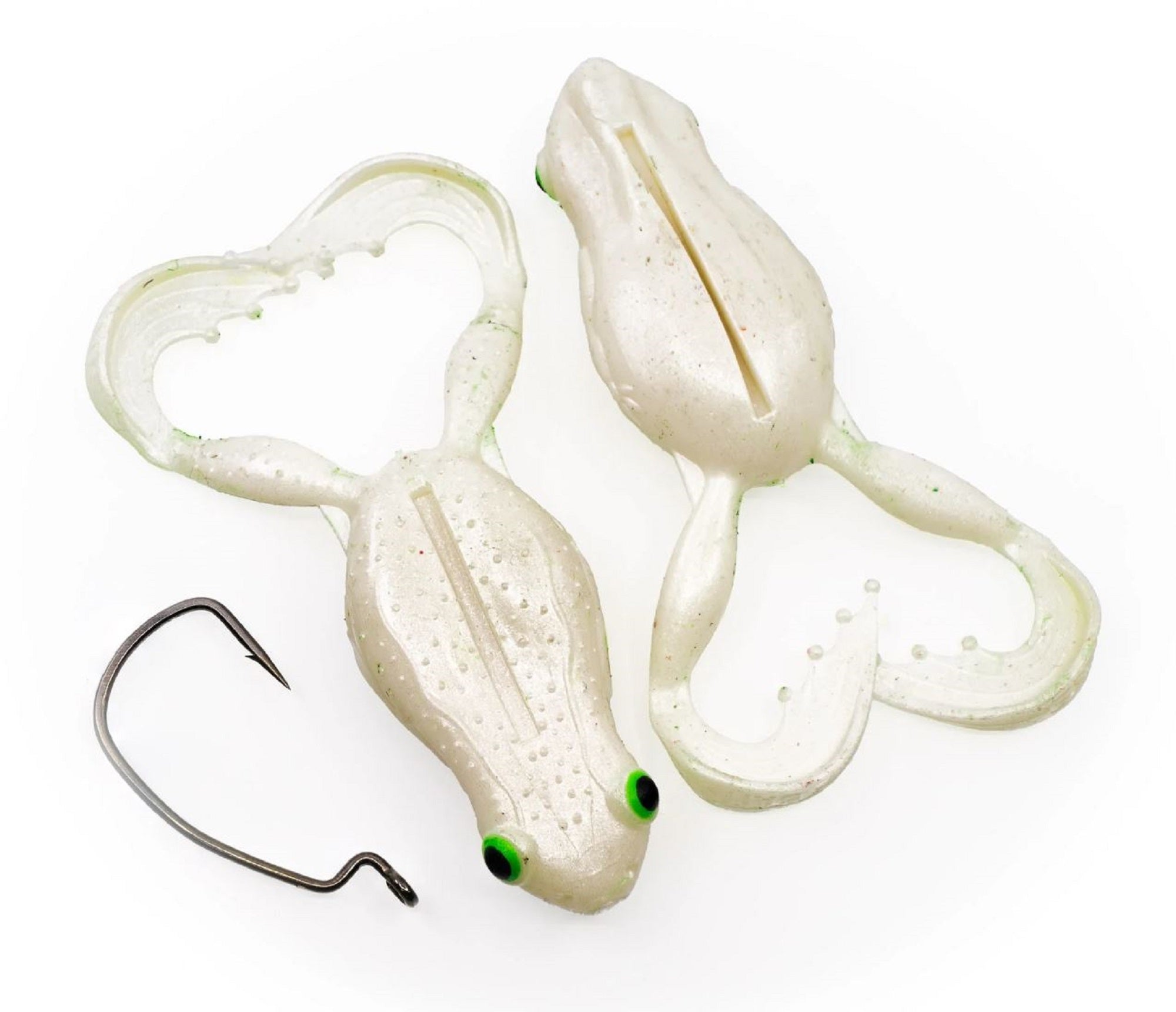 Chasebaits Flexi Frog 40 mm Floating Lure 4/Pack Pearl White (4754)