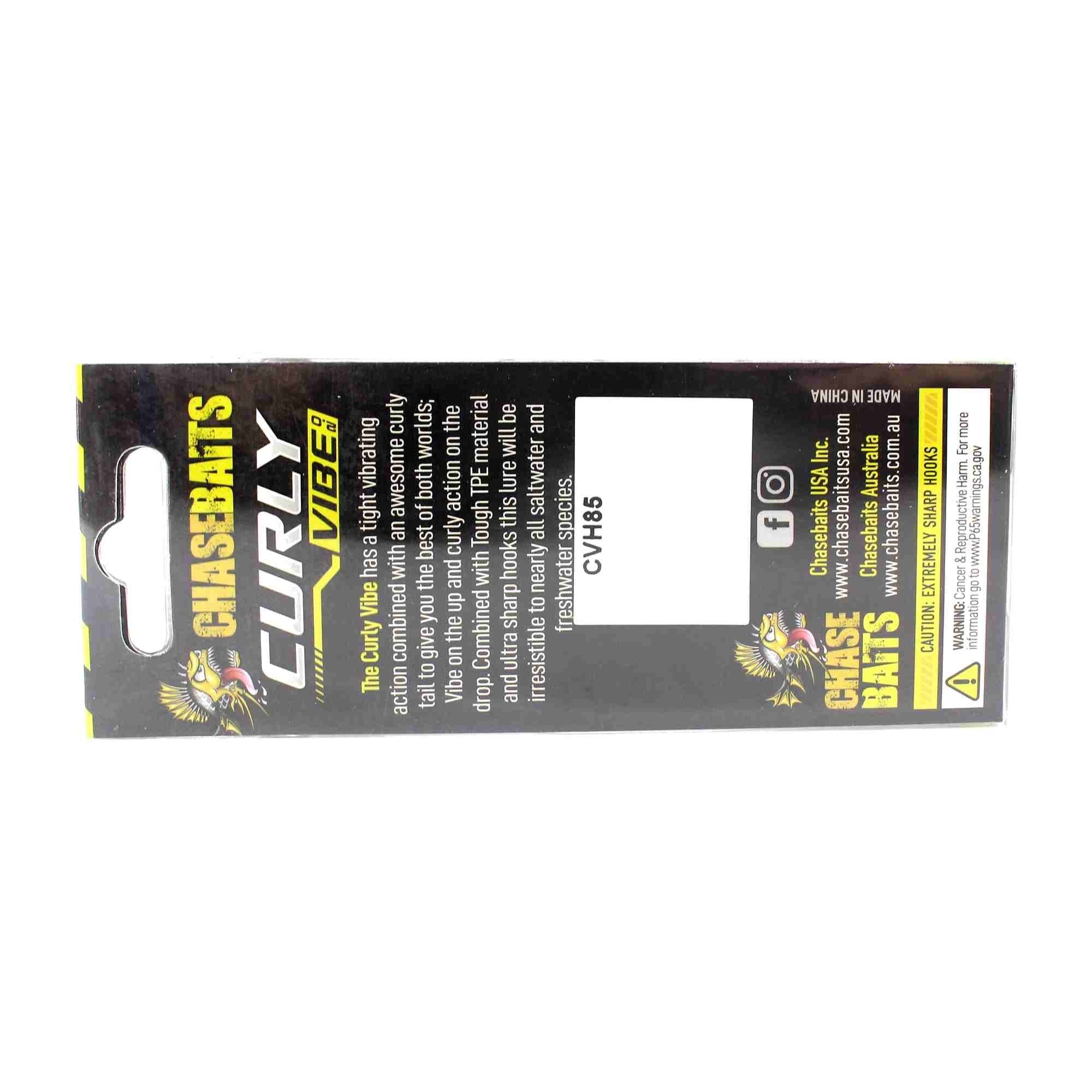 Chasebaits Curly Vibe Heavy 85 mm 23 grams Sinking Lure 08 (5041)