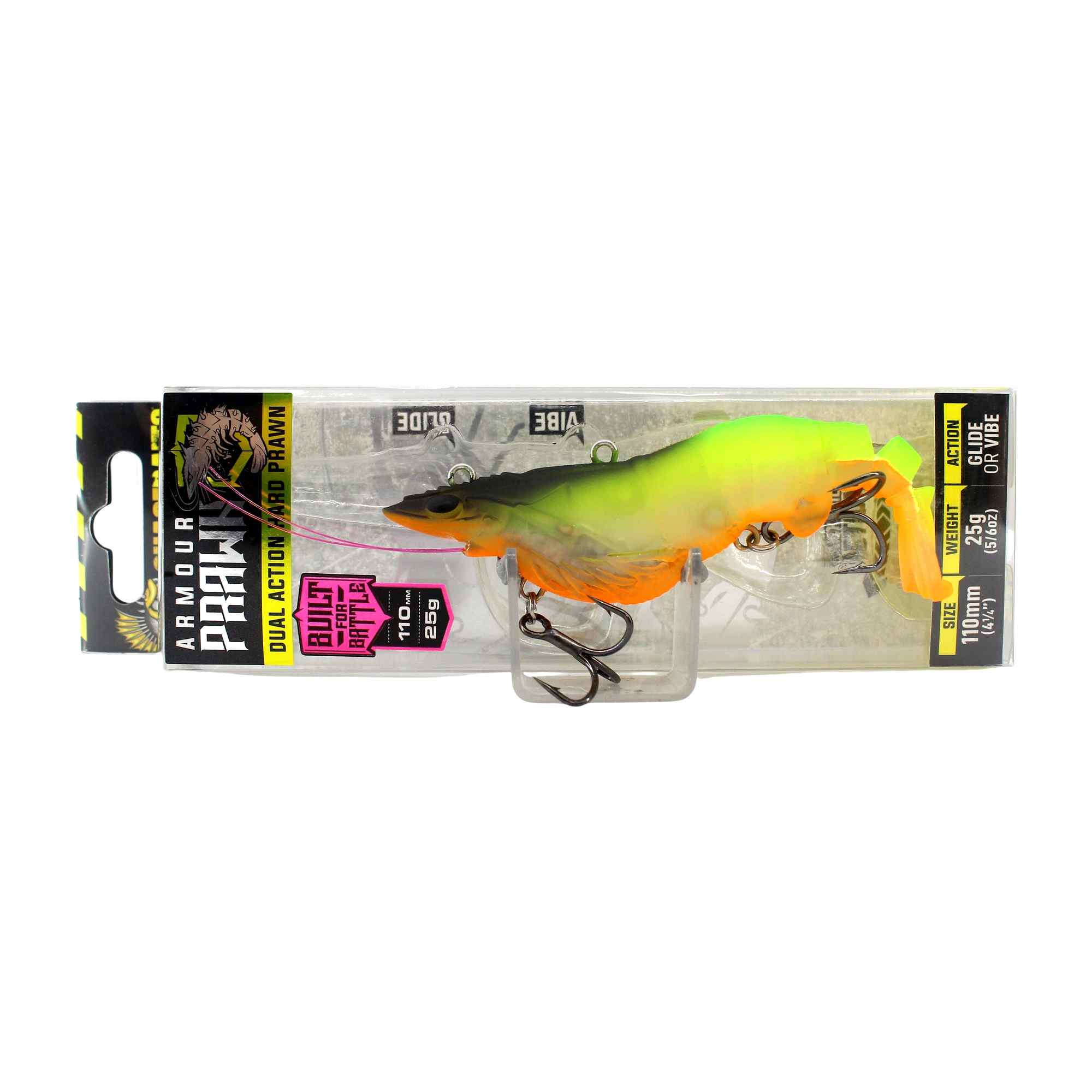 Chasebaits Armour Prawn 110 mm 25 grams Sinking Lure 08 (5072)