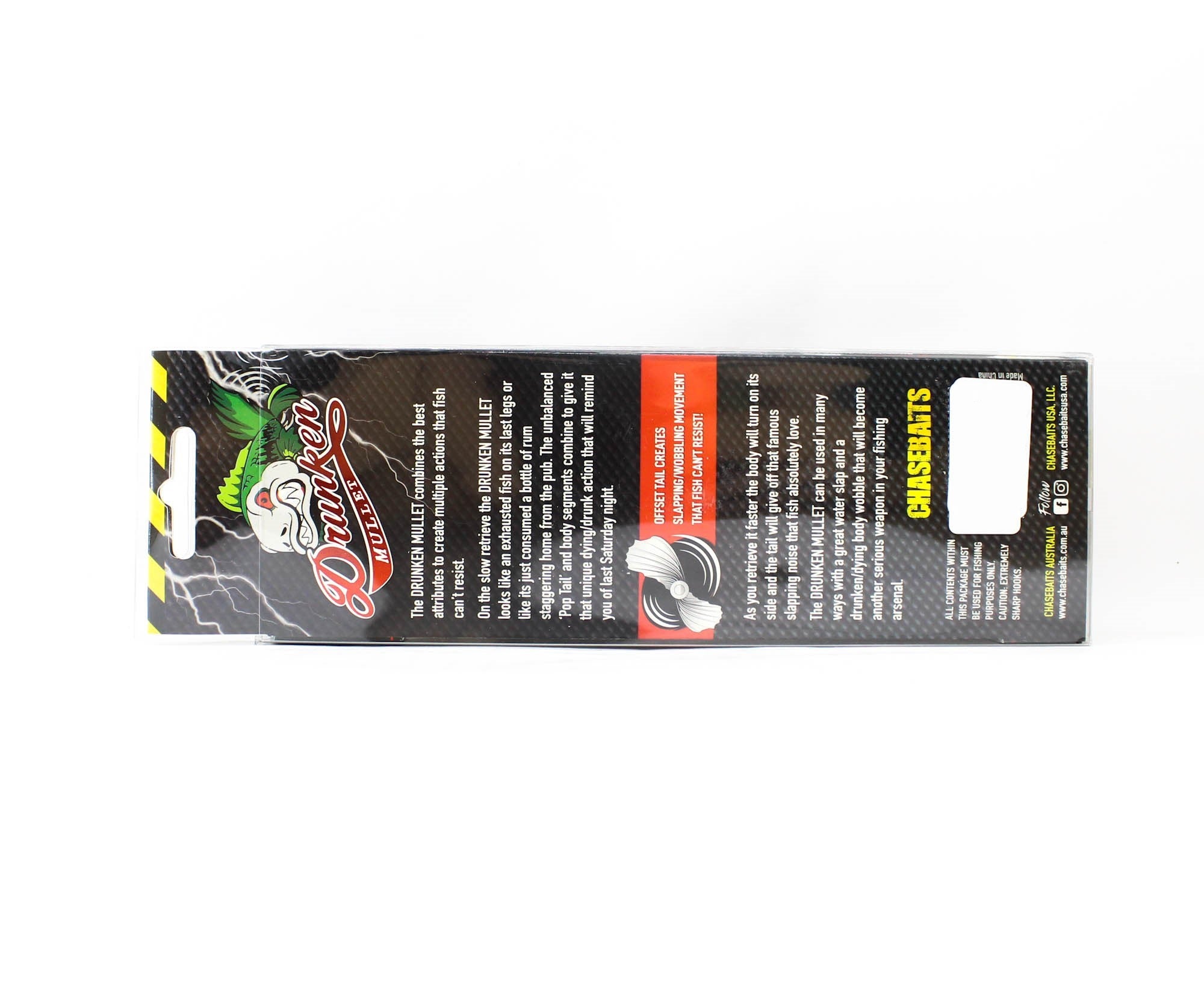 Chasebaits Drunken Mullet 130 mm 37 grams Floating Lure 10 (7090)