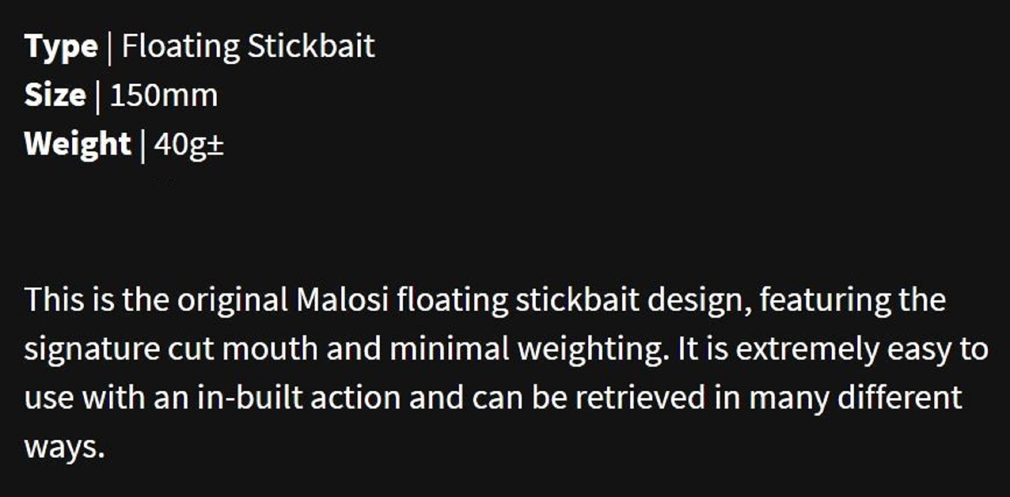Malosi CH150F-AD Chieftain 150F Flottant Leurre Acid (0061 Malosi CH150F-AD Chieftain 150F Flottant Leurre Acid (0061