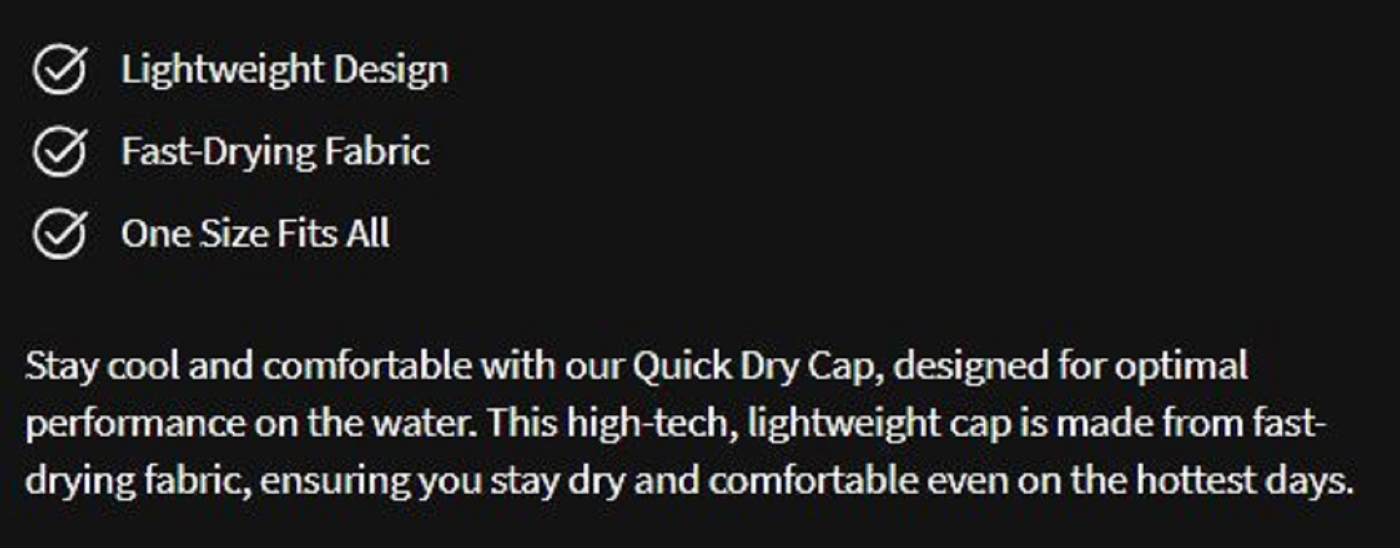 Malosi MAL-AP003-BLU Cap Quick Dry Blue (0917)