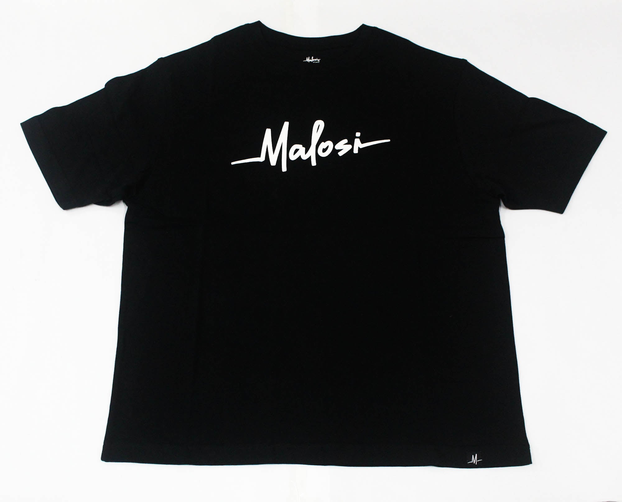 Malosi MAL-AP001-BLK-XL Tee Shirt Staple Black Size XL (2331)