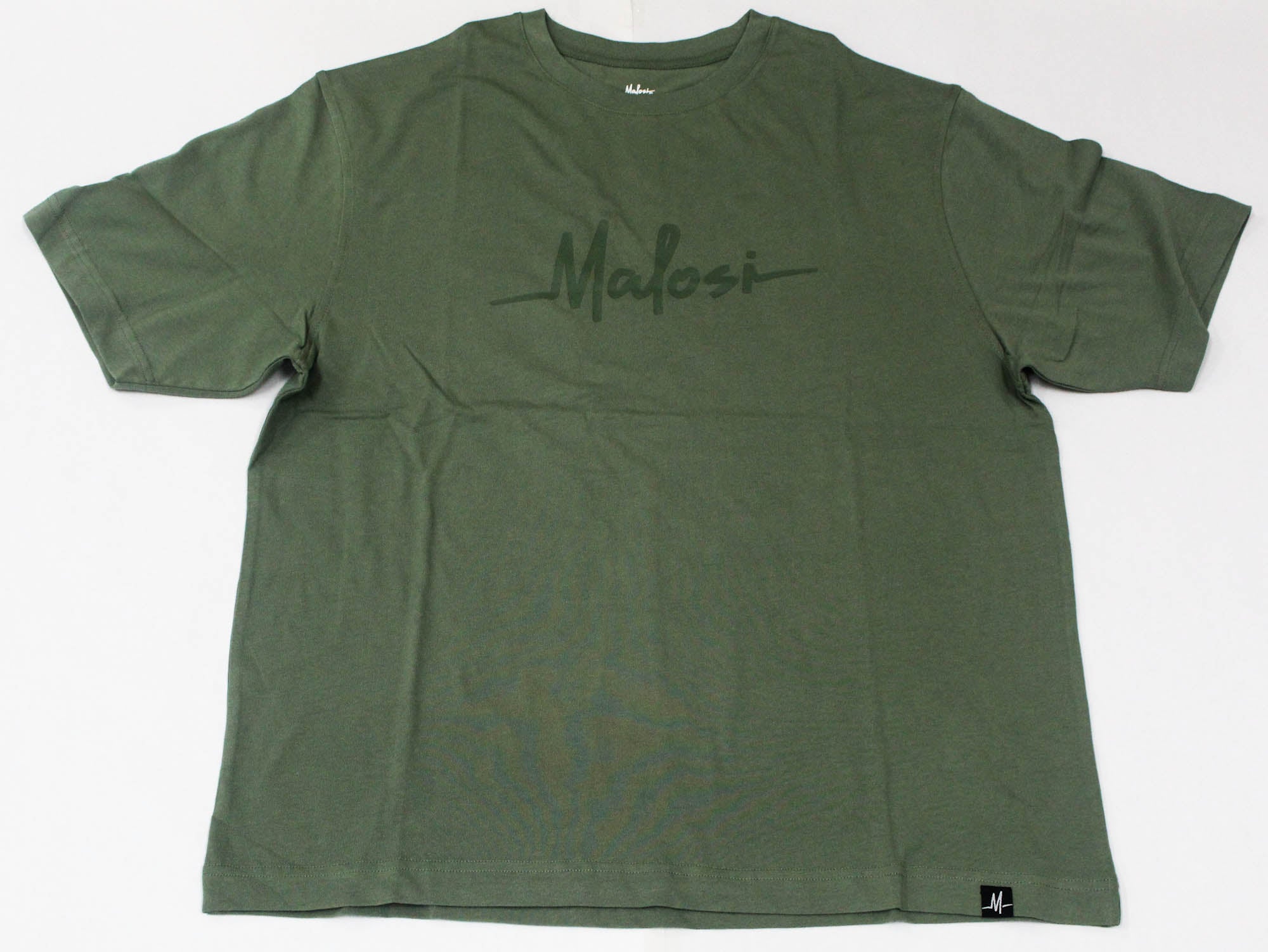Malosi MAL-AP001-GRN-M Tee Shirt Staple Green Size M (2454)