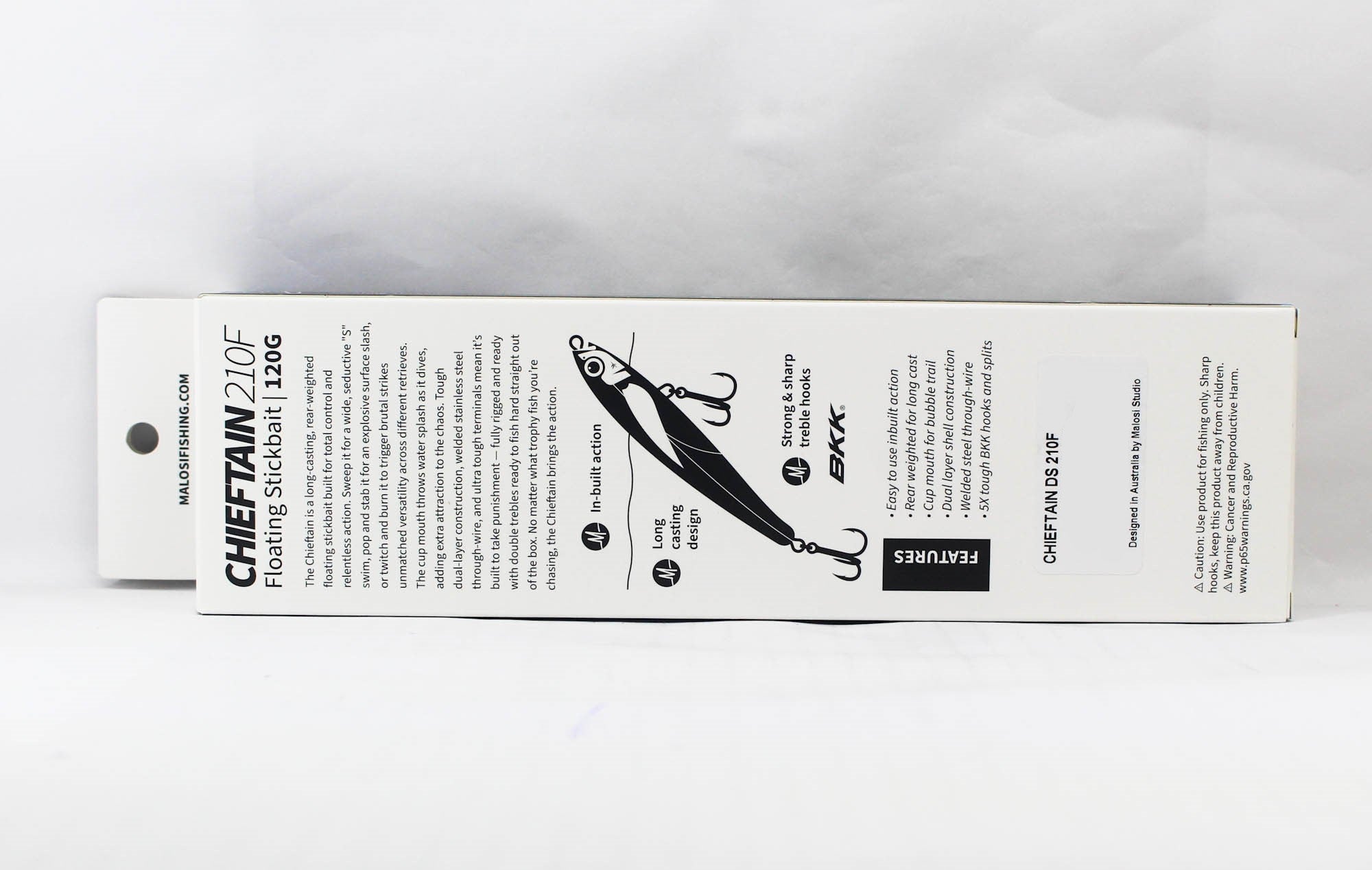 Malosi SCH210F-PA Staple Chieftain 210F Floating Lure Plasma (2904)