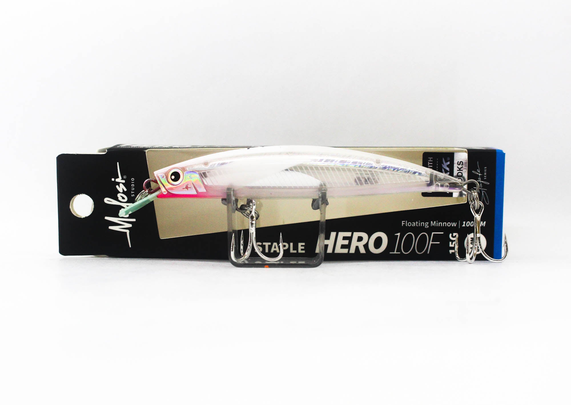 Malosi SHE100F-AO Staple Hero 100F Floating Lure Albino (2959)
