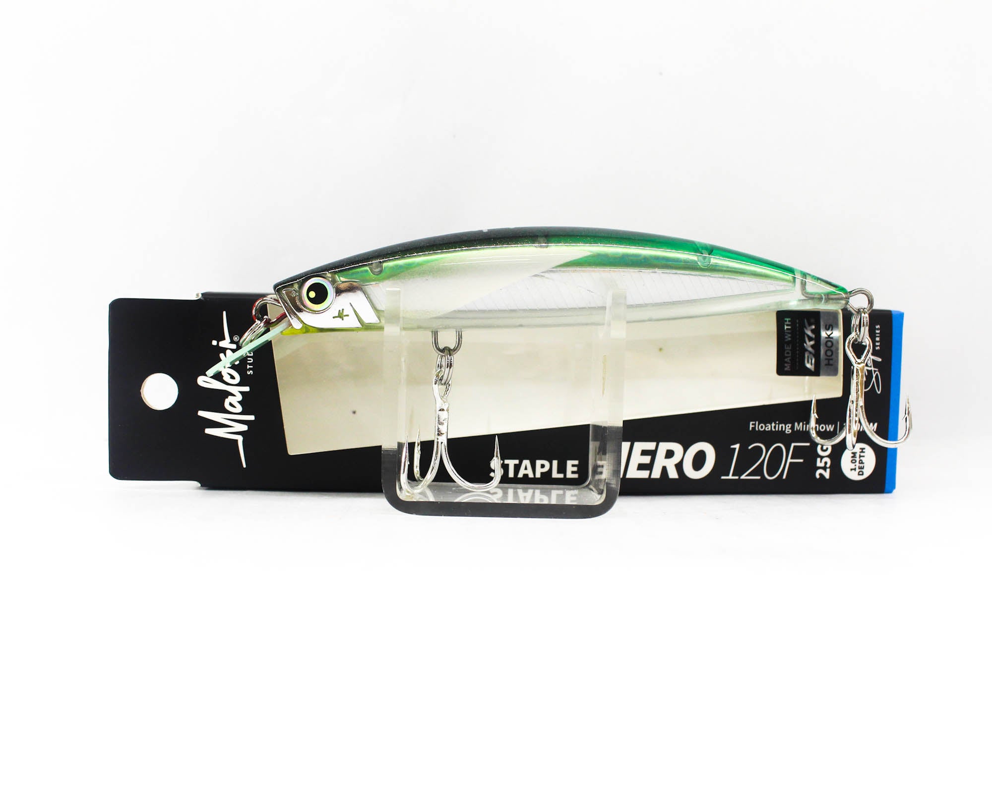 Malosi SHE120F-ED Staple Hero 120F Floating Lure Emerald (3123)