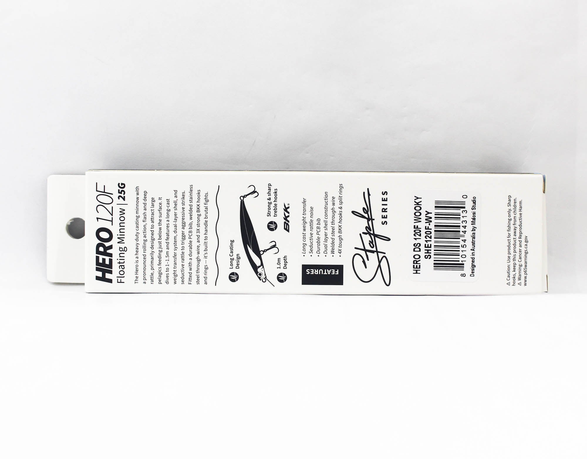 Malosi SHE120F-WY Staple Hero 120F Floating Lure Wooky (3130)