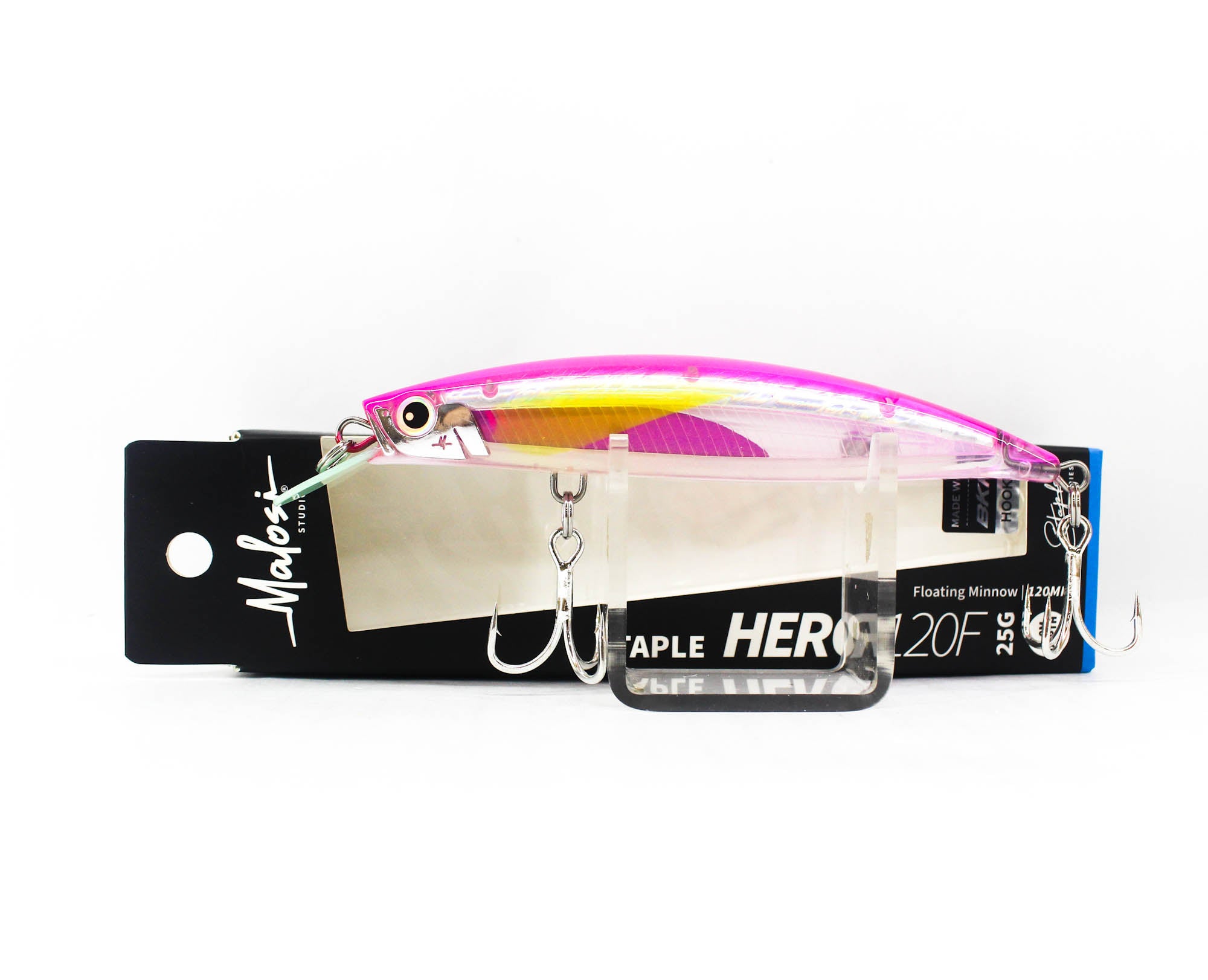 Malosi SHE120F-PA Staple Hero 120F Floating Lure Plasma (3147)