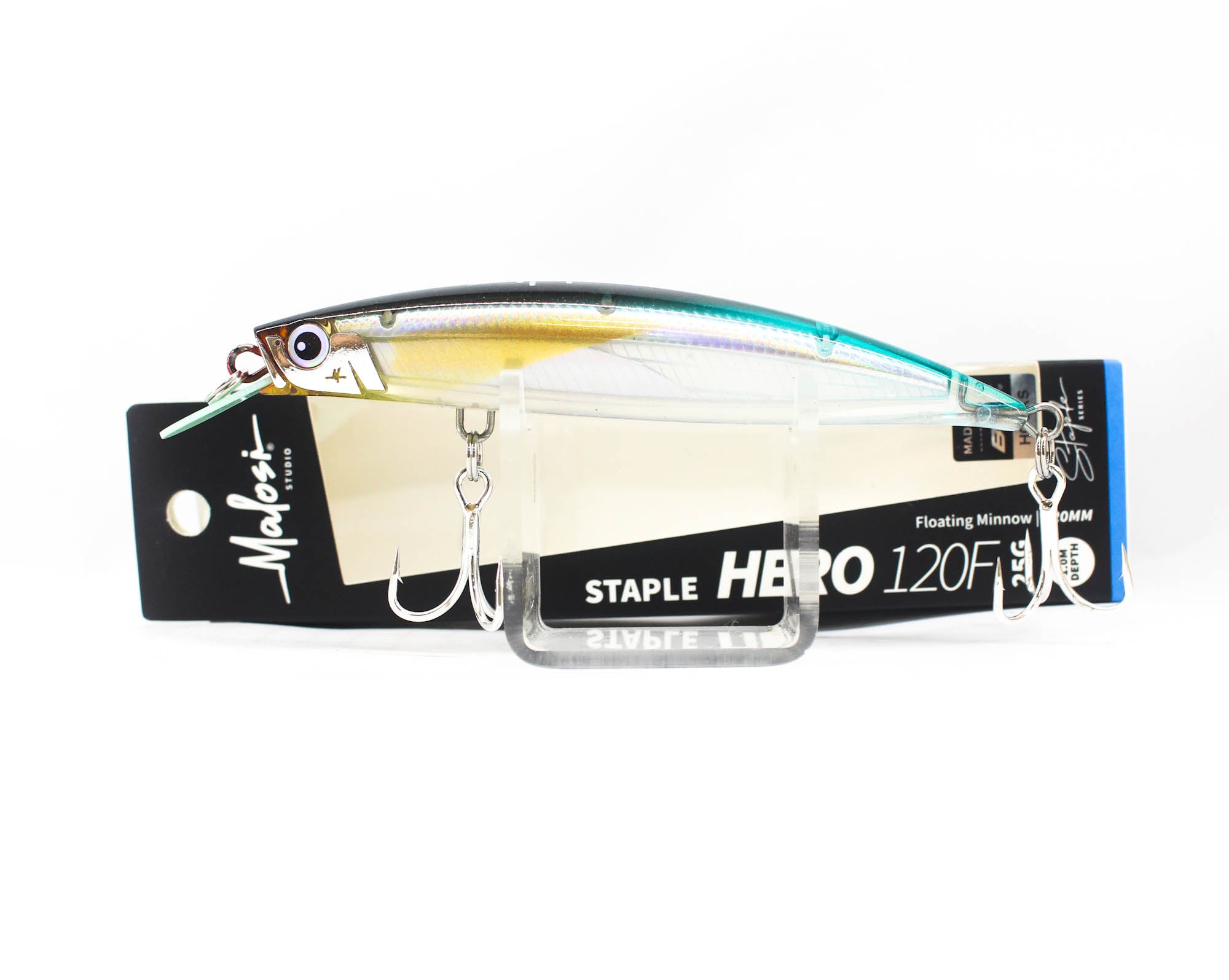 Malosi SHE120F-BR Staple Hero 120F Floating Lure Backwater (3154)
