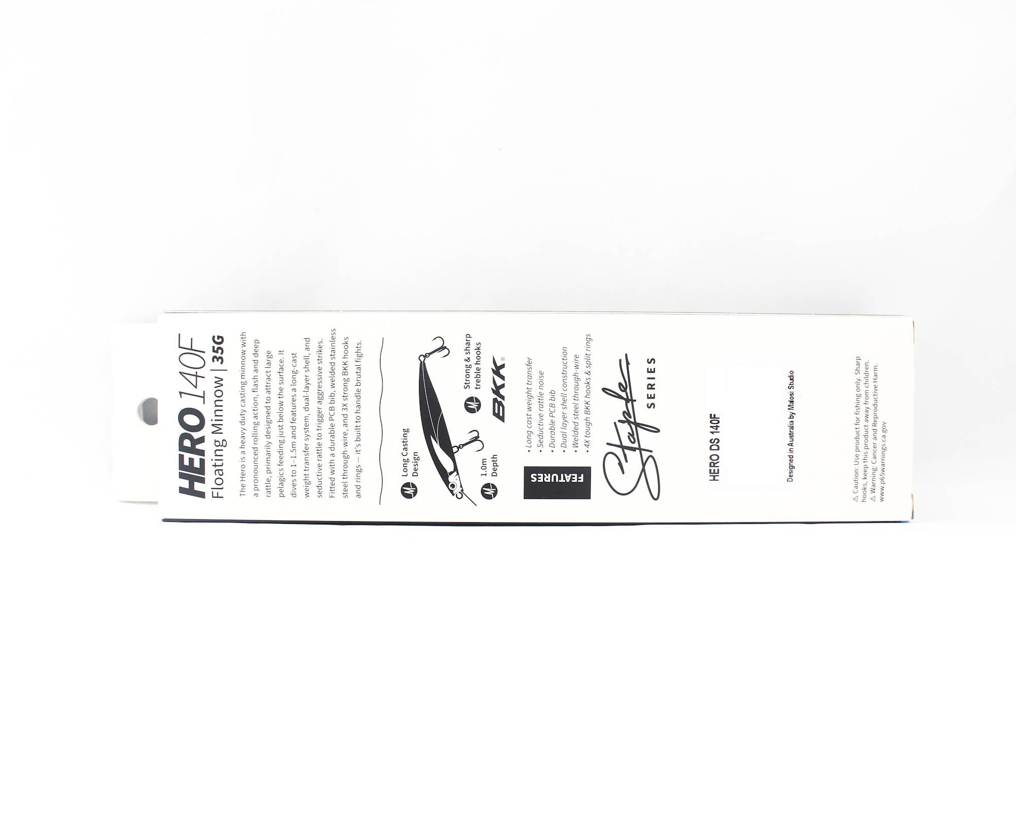 Malosi SHE140F-AO Staple Hero 140F Floating Lure Albino (3192)
