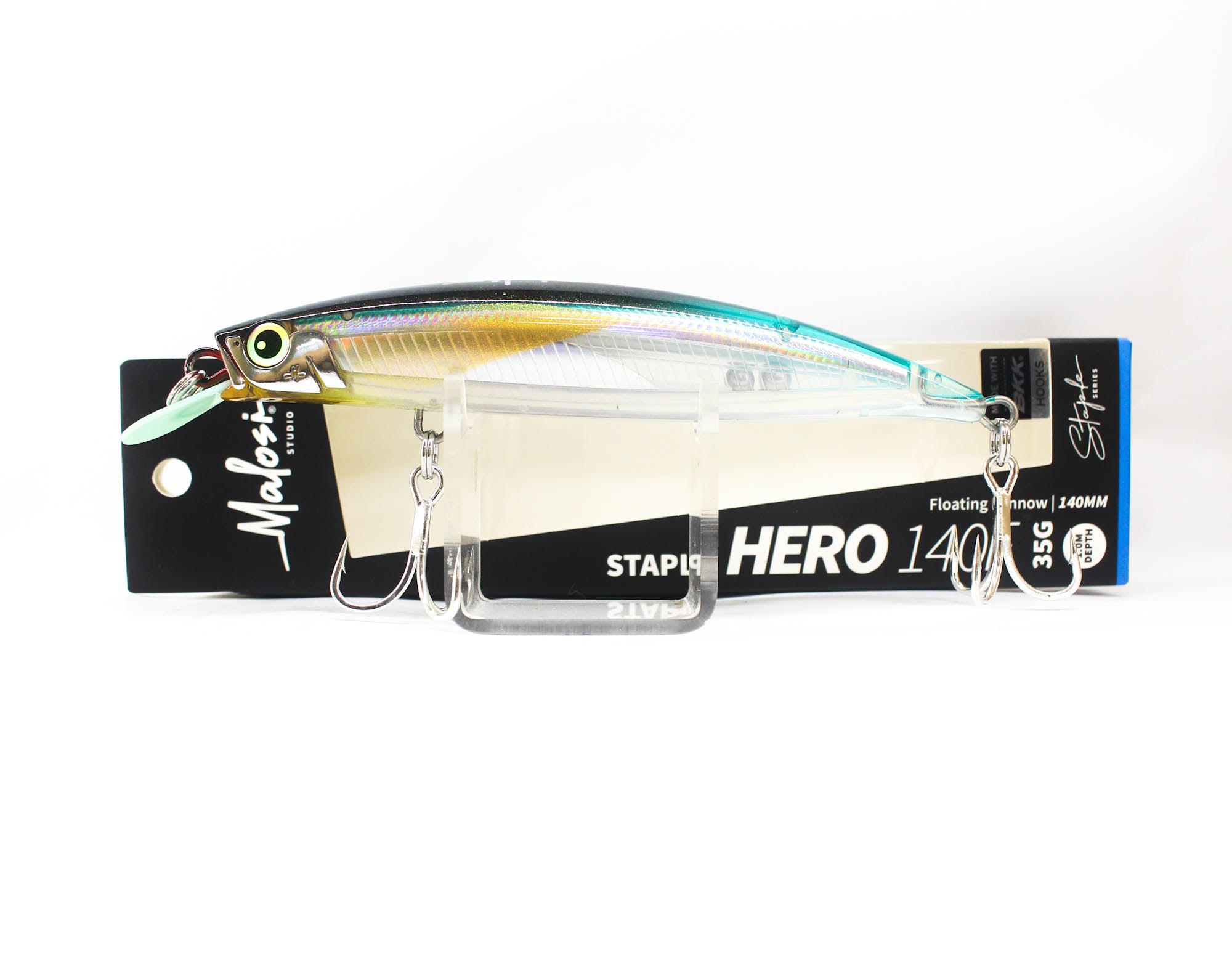 Malosi SHE140F-BR Staple Hero 140F Floating Lure Backwater (3277)