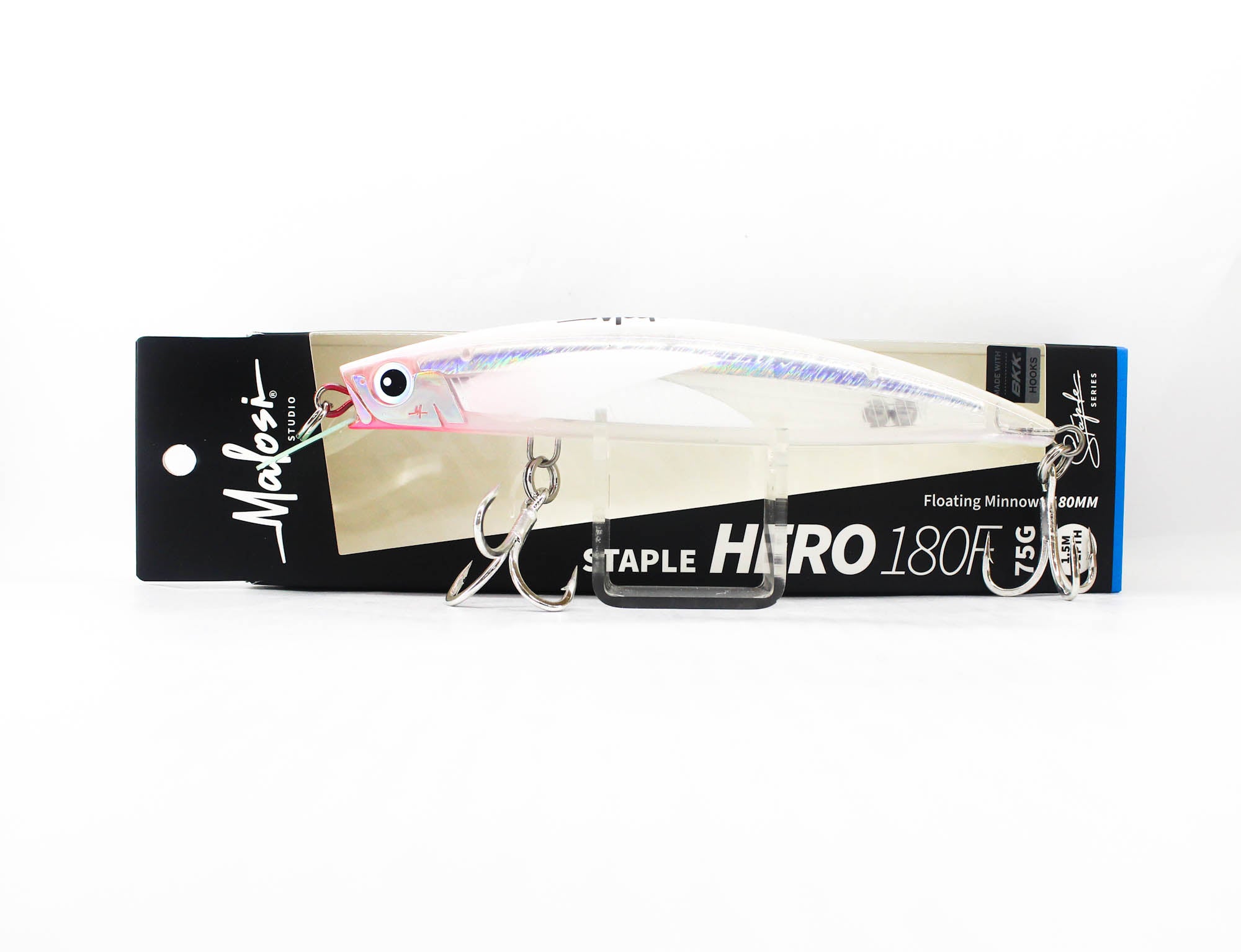 Malosi SHE180F-AO Staple Hero 180F Floating Lure Albino (3314)