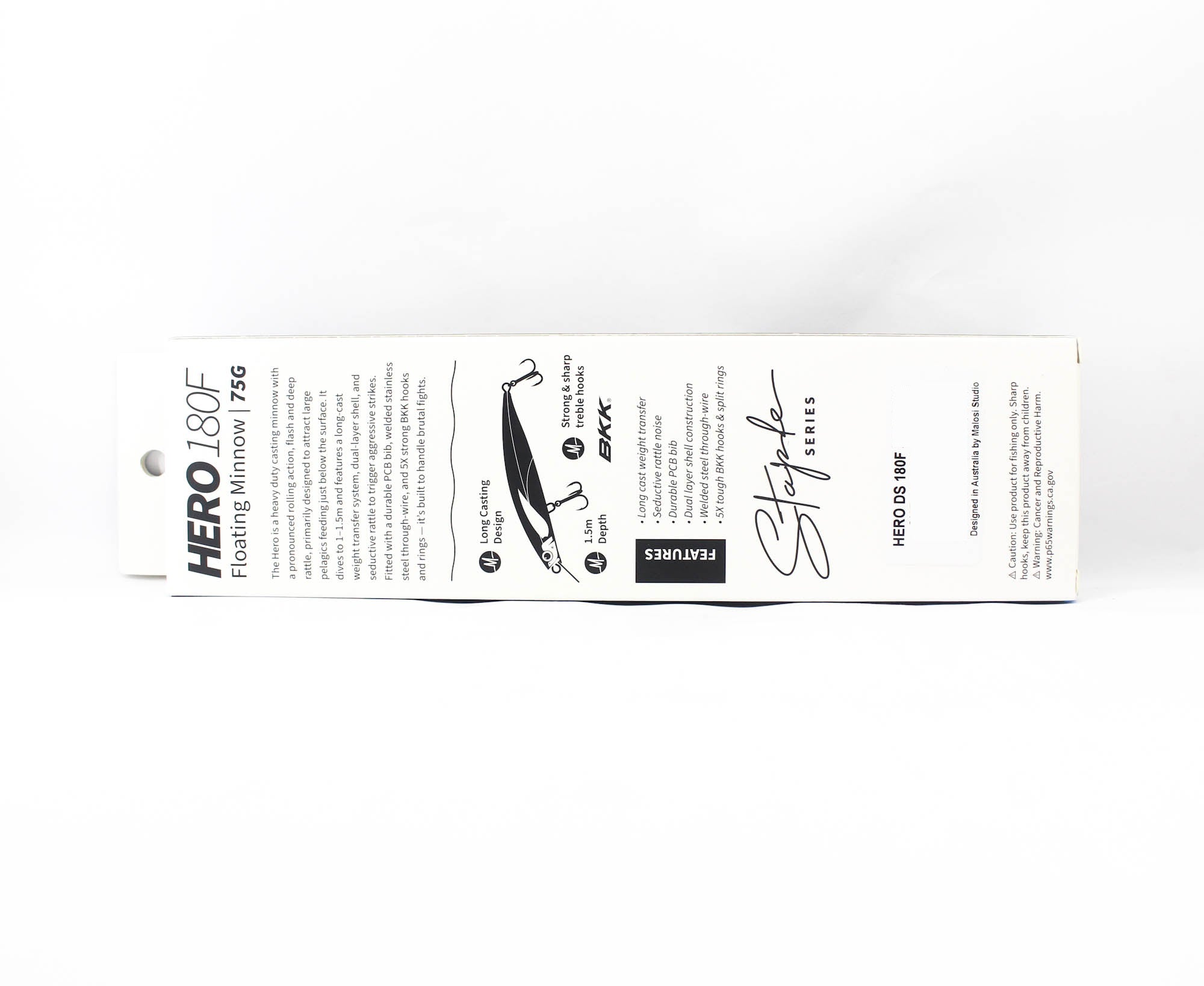 Malosi SHE180F-SR Staple Hero 180F Floating Lure Stellar (3338)