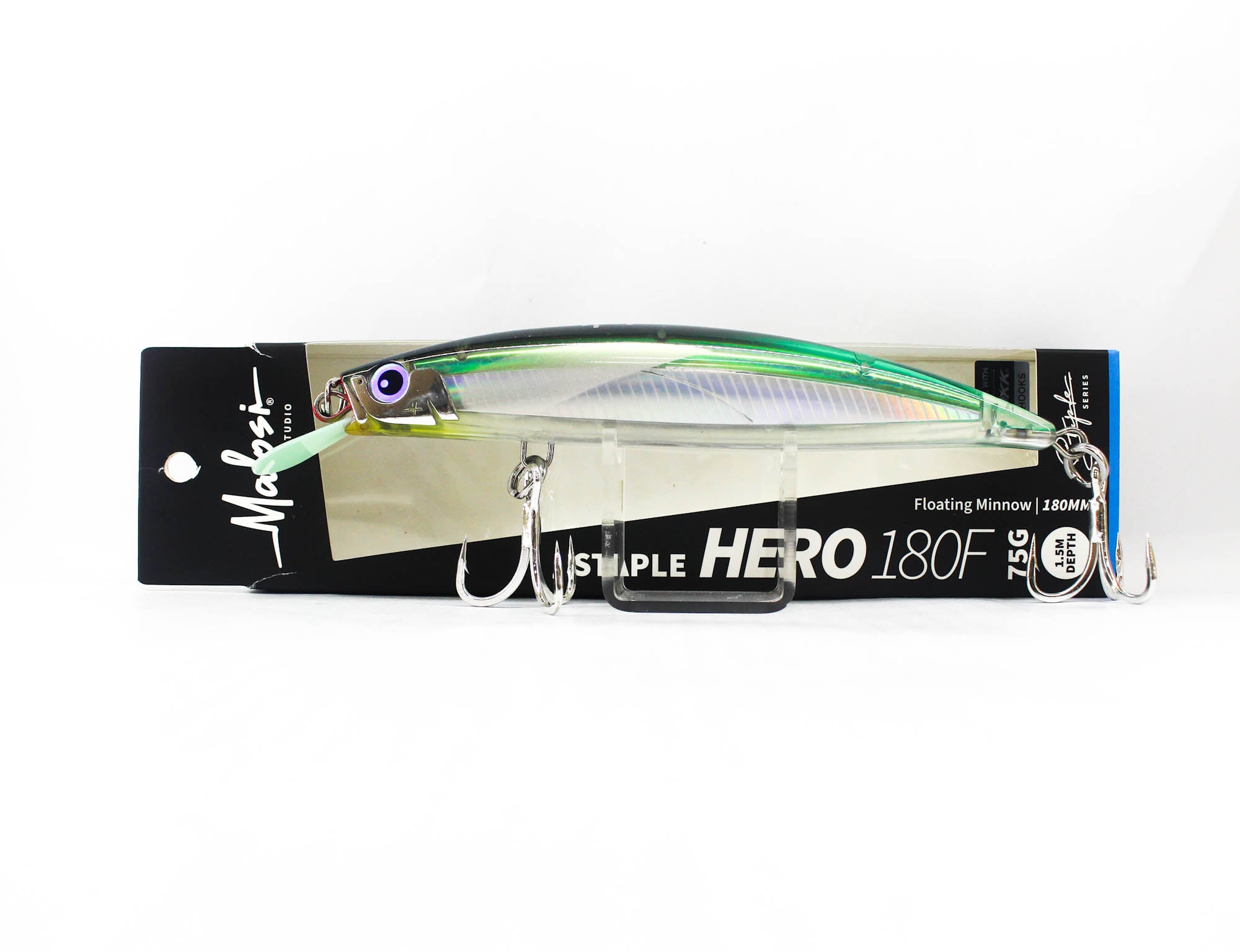 Malosi SHE180F-ED Staple Hero 180F Floating Lure Emerald (3369)