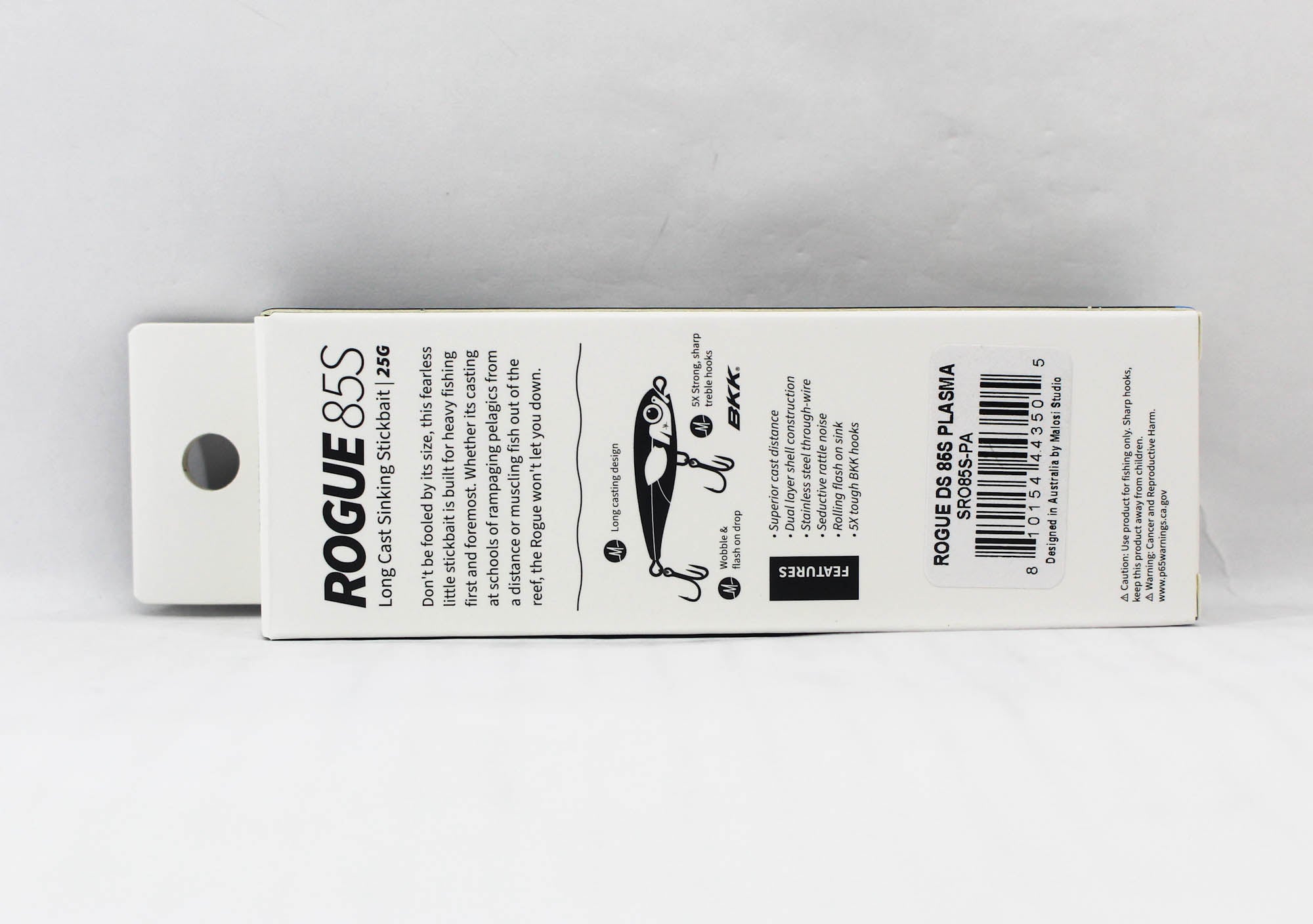 Malosi SRO85S-PA Staple Rogue 85S Sinking Lure Plasma (3505)
