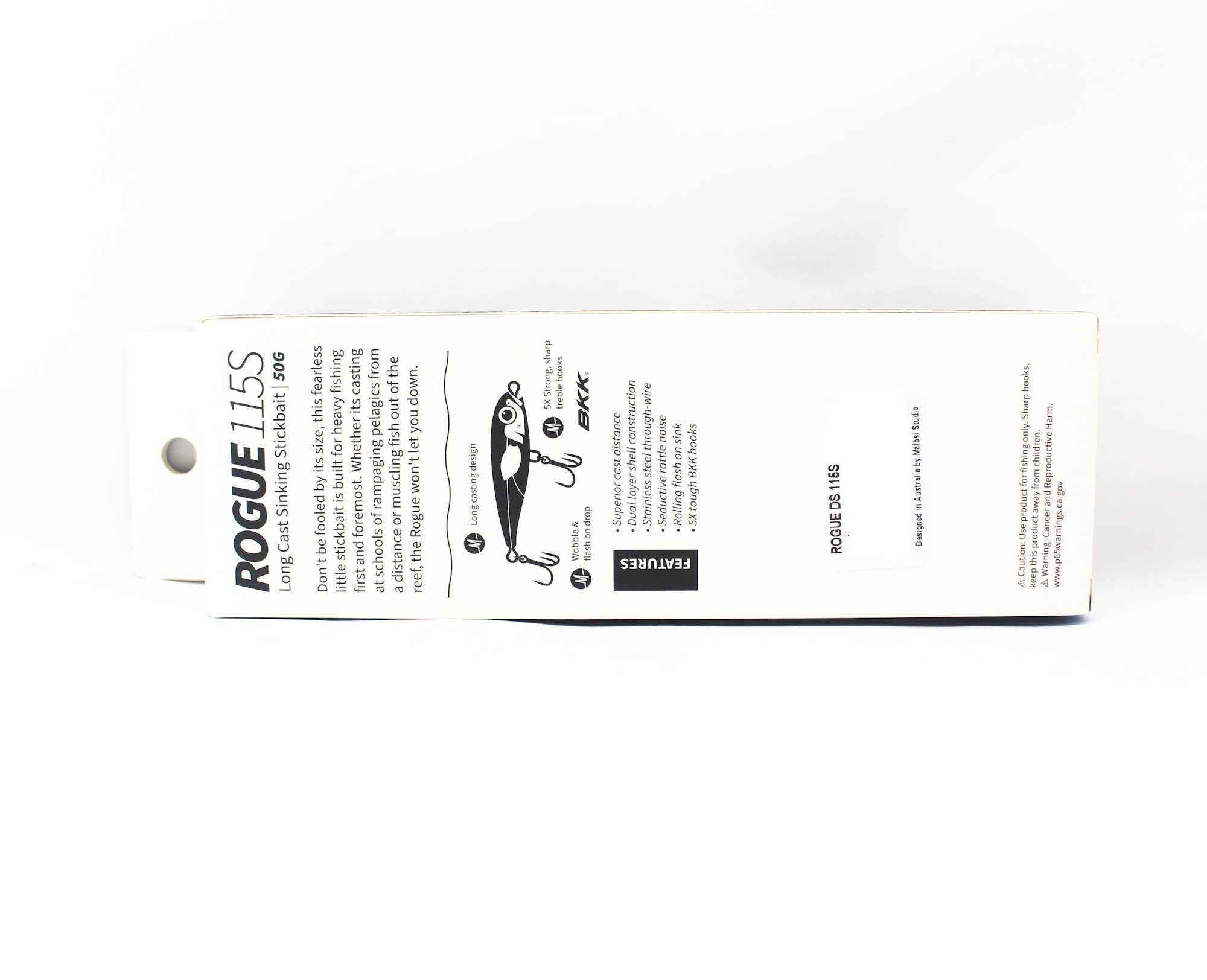 Malosi SRO100S-BR Staple Rogue 100S Sinking Lure Backwater (3635)