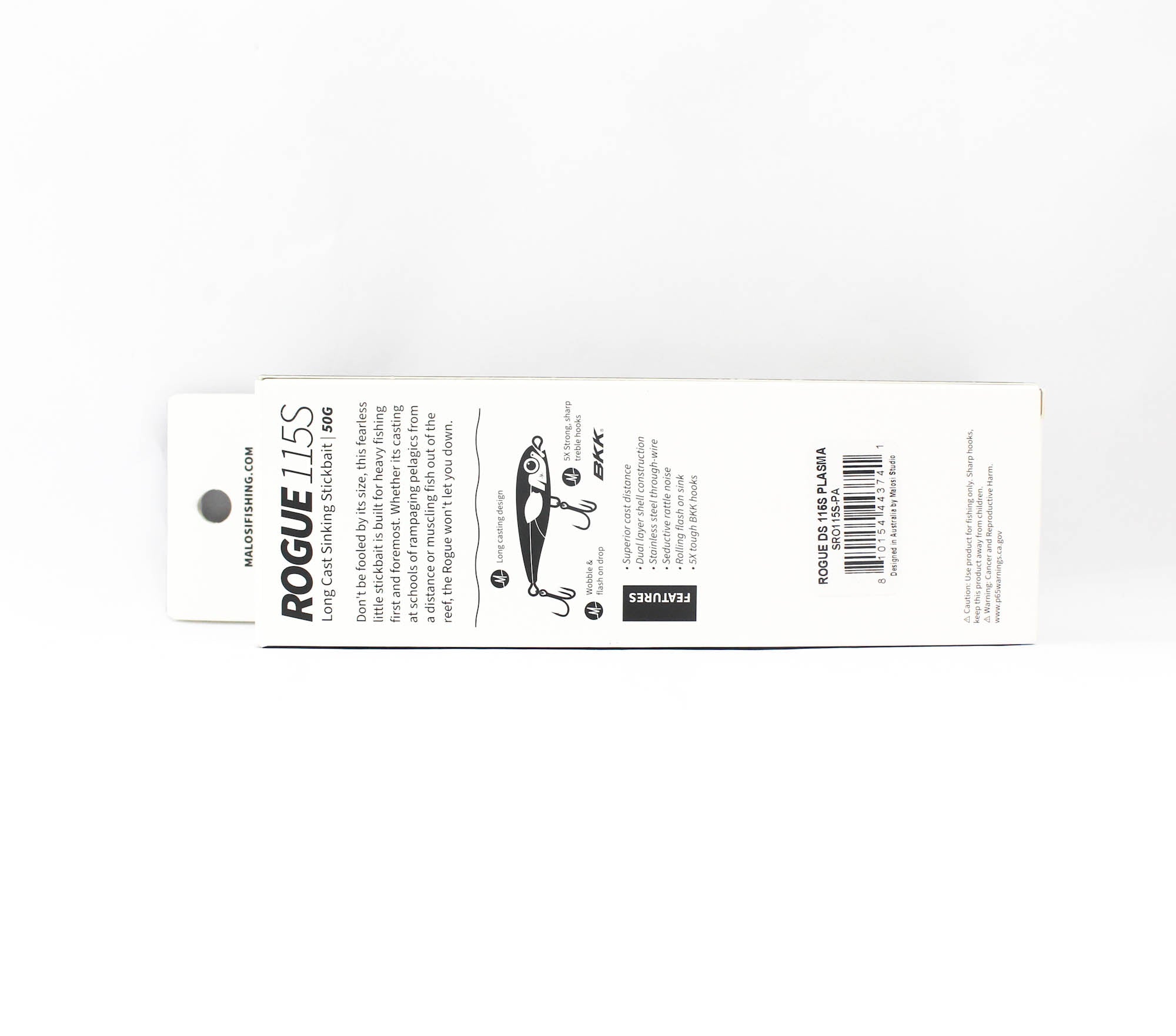 Malosi SRO115S-PA Staple Rogue 115S Sinking Lure Plasma (3741)