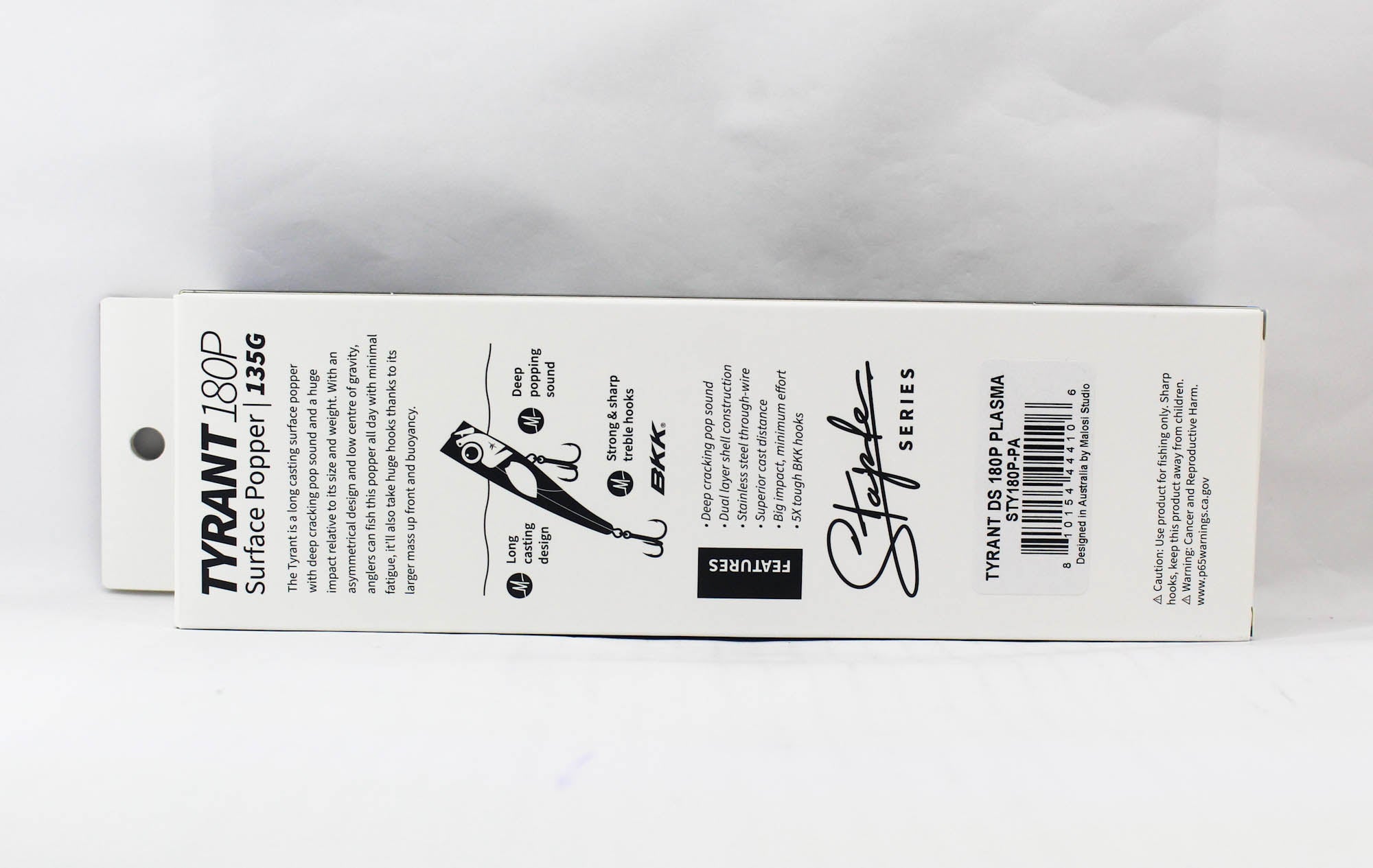 Malosi STY180P-PA Staple Tyrant 180P Floating Lure Plasma (4106)