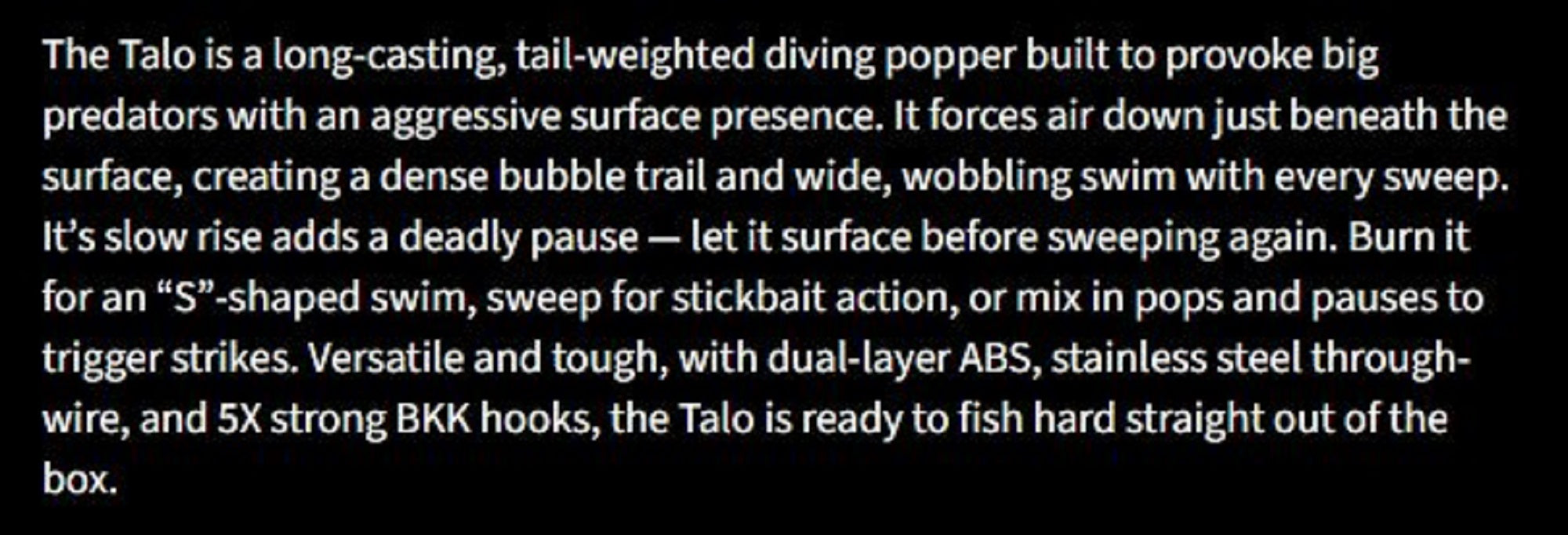 Malosi STA120P-PA Staple Talo 120P Floating Lure Plasma (4229)