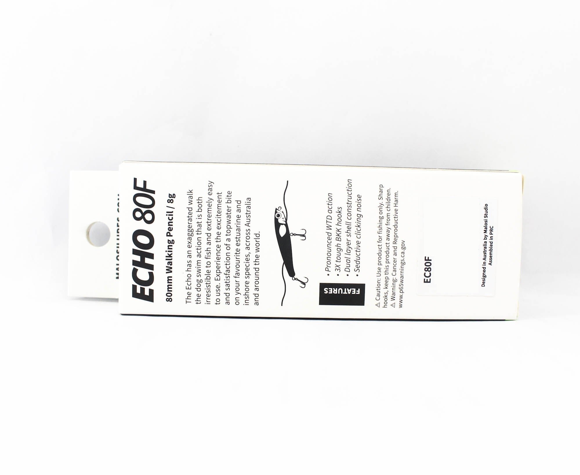 Malosi EC80F-WI Pencil Micro Echo 80F Floating Lure Wasabi (4519)