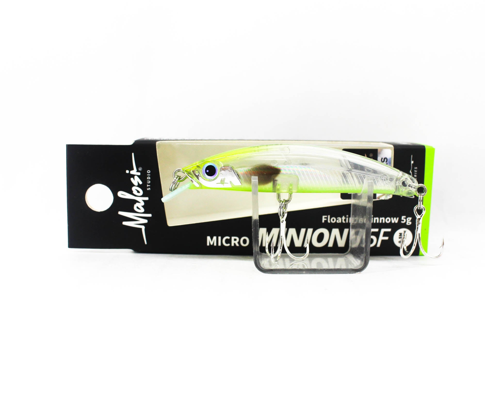 Malosi MI65F-WI Minnow Micro Minion 65F Floating Lure Wasabi (4526)