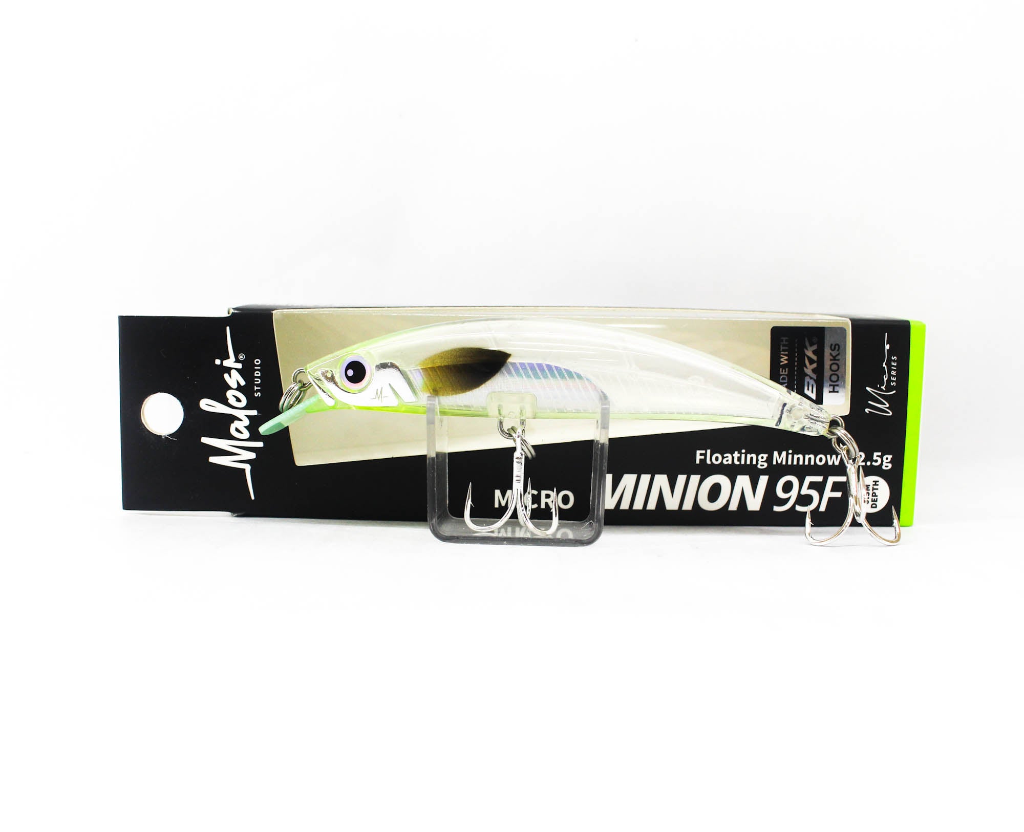 Malosi MI95F-WI Minnow Micro Minion 95F Floating Lure Wasabi (4670)