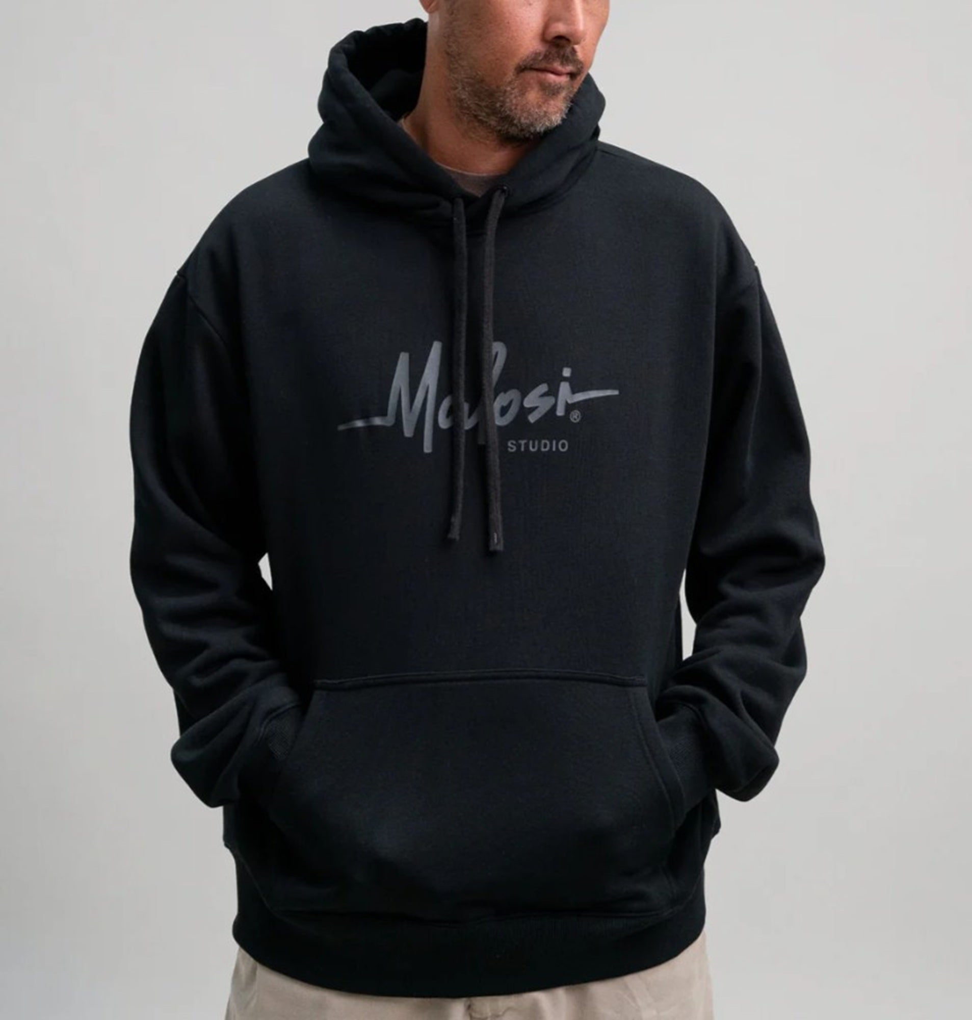 Malosi MAL-AP007-BLK-M Fishing Hoodie Origin Black Size M (4922)